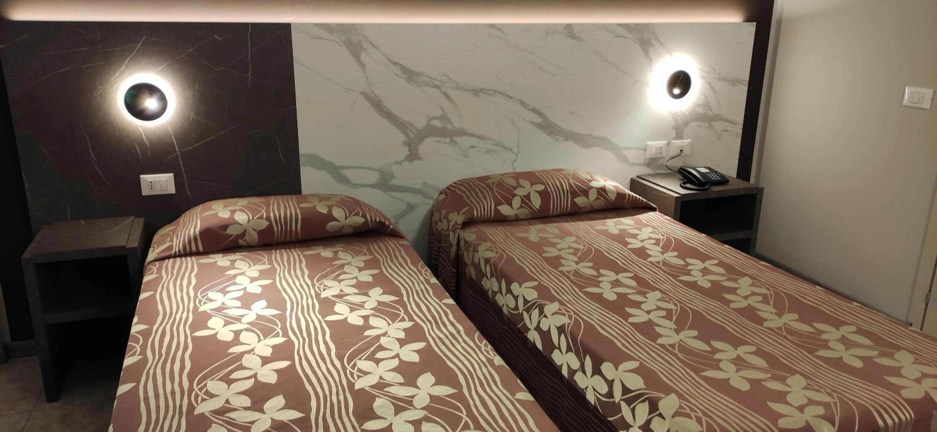 Bed in Hotel Mistral