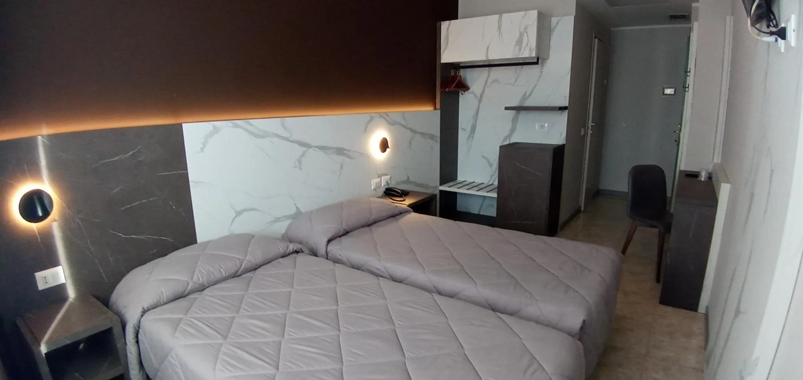 Bed in Hotel Mistral