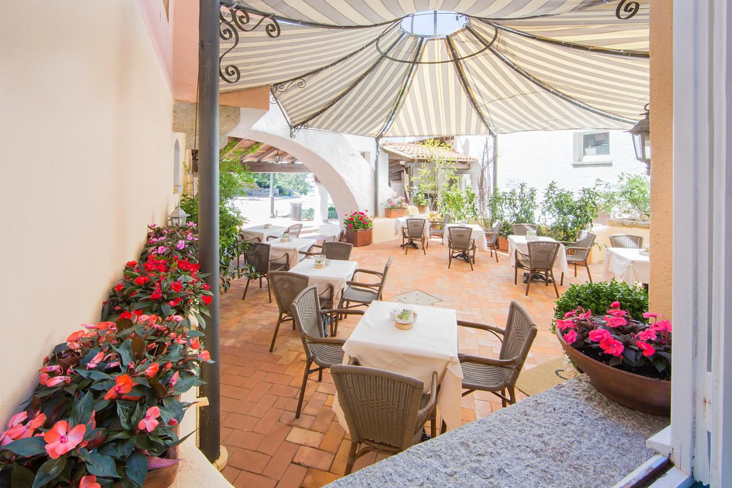Patio in Hotel Colonna San Marco
