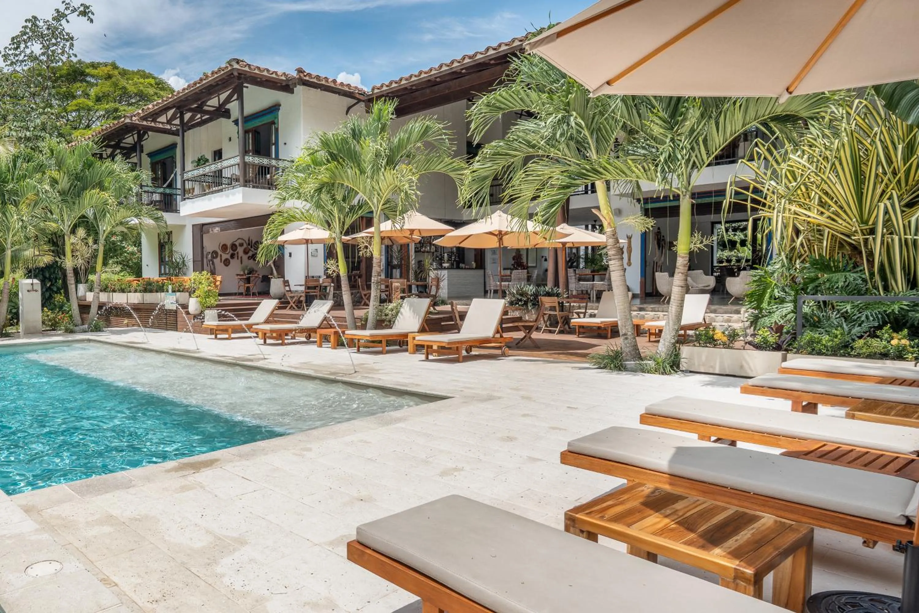 Patio in Casa Jacaranda Hotel Boutique -Cauca Viejo- Mayores de 14 años