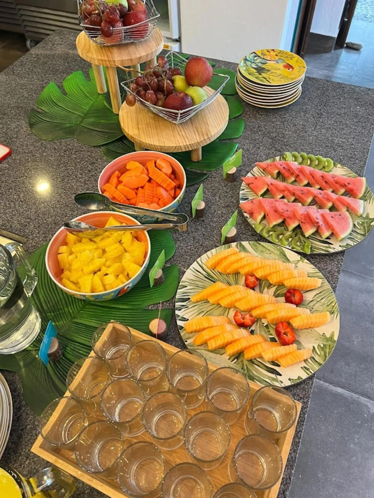 Buffet breakfast in Casa Jacaranda Hotel Boutique -Cauca Viejo- Mayores de 14 años