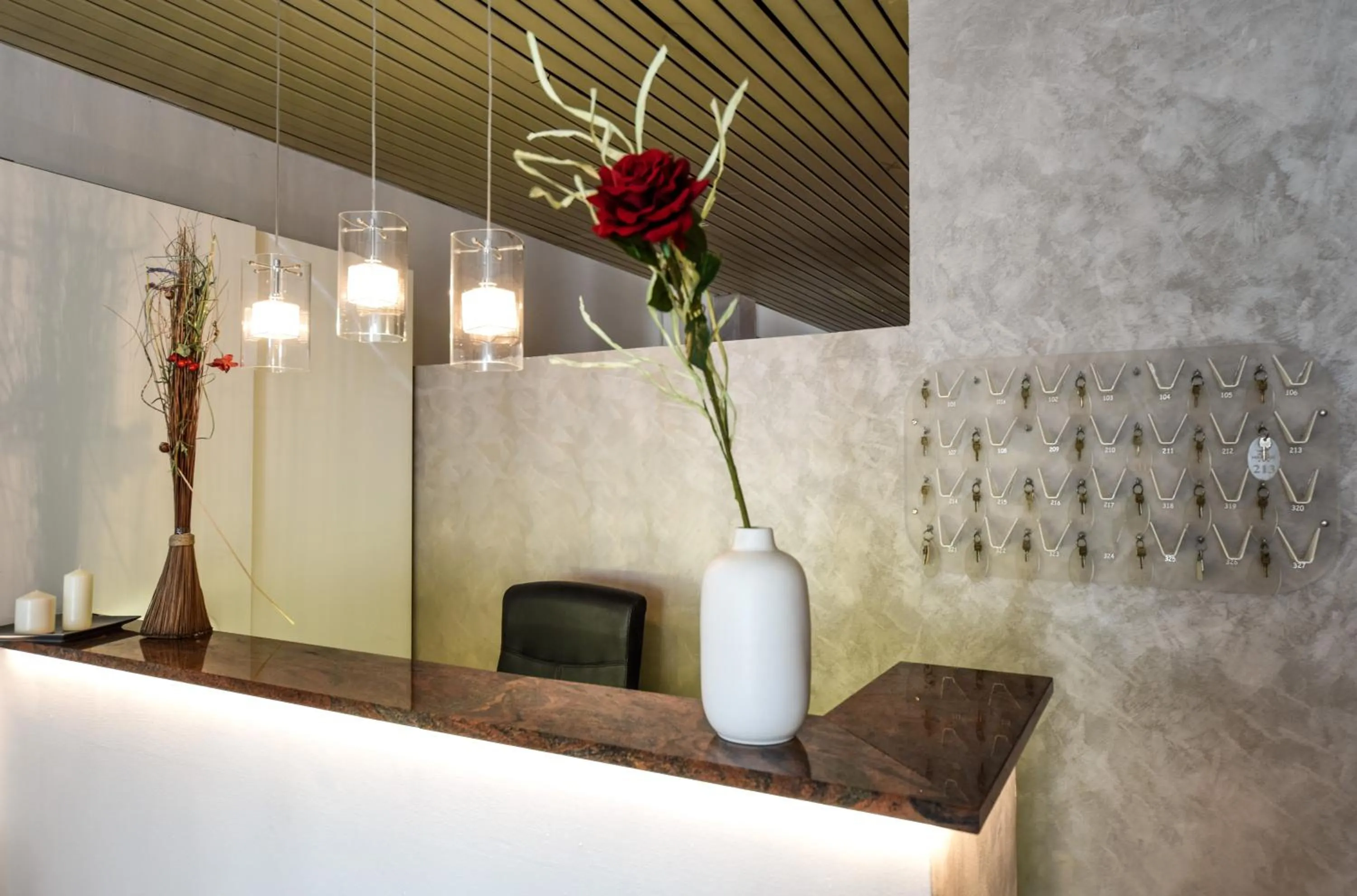 Lobby or reception in Hotel Miramare