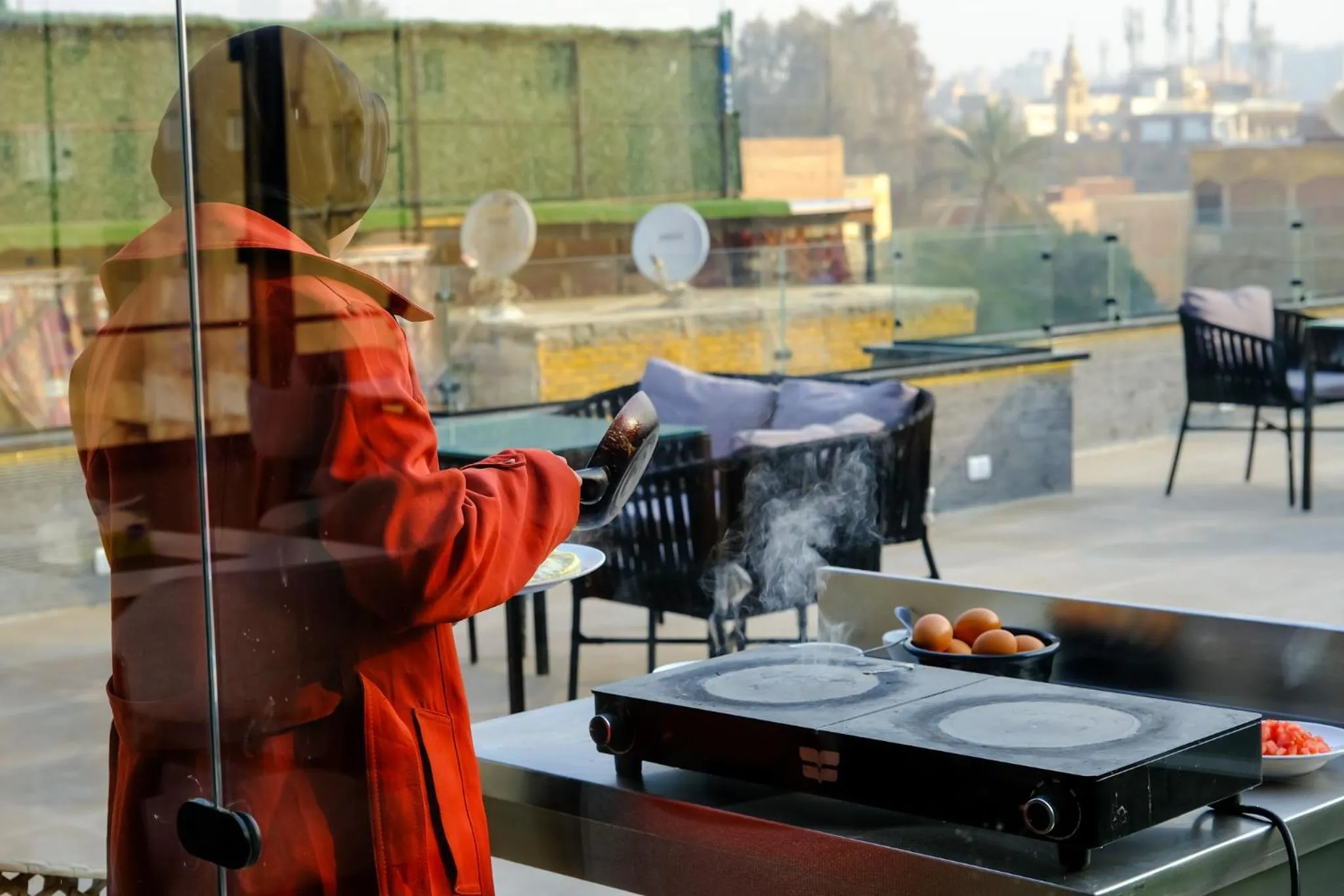 Restaurant/places to eat in Pyramids Height Hotel & Pyramids Master Scene Rooftop