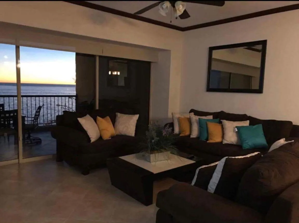 Living room in Sonoran Sky Resort Oceanview Condo