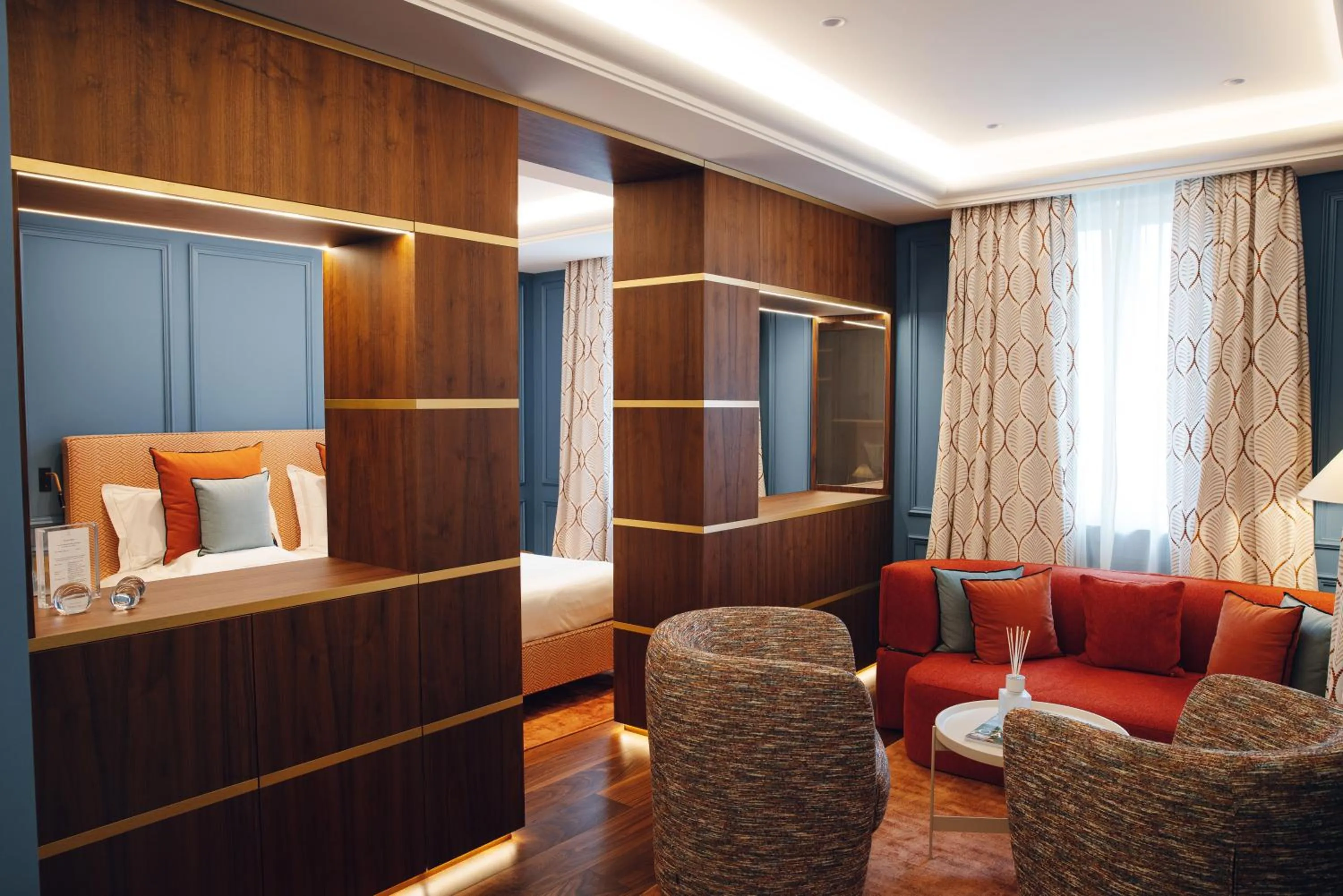 Seating area in Eight Hotel Portofino