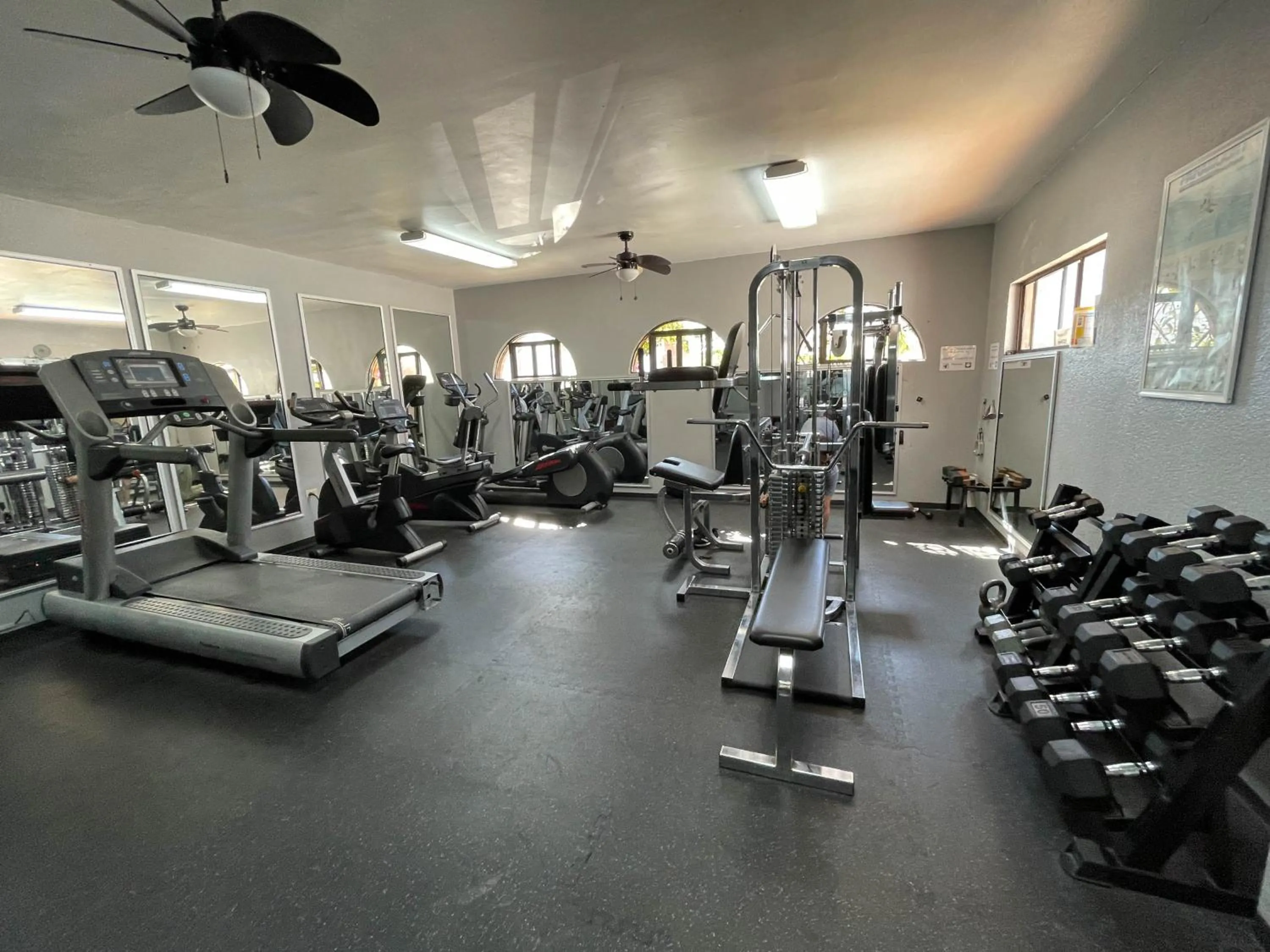Fitness centre/facilities in Great Beach Swiming Pools Tennis Courts Condo in La Paloma Rosarito Beach
