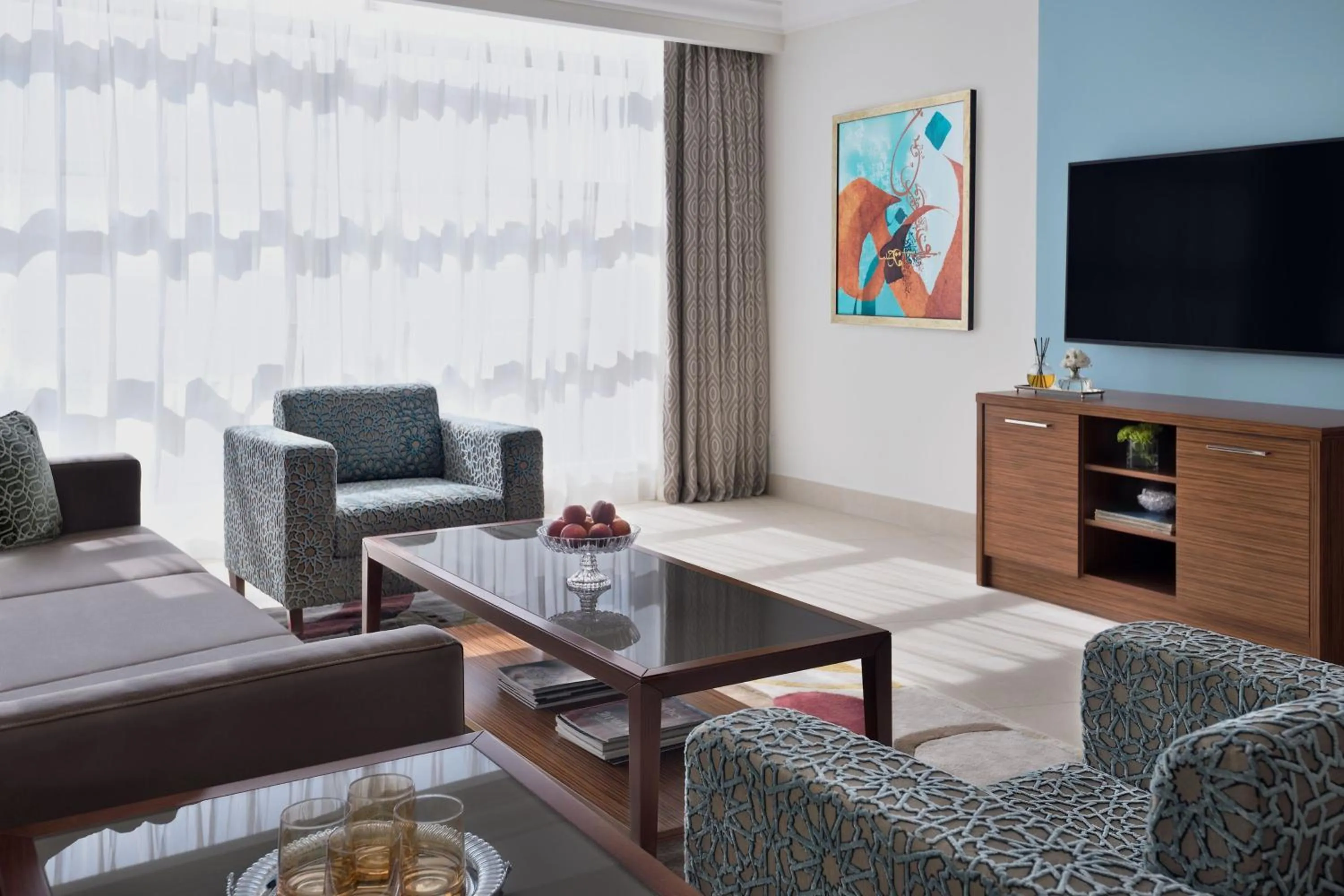 Living room in Marriott Executive Apartments Al Khobar