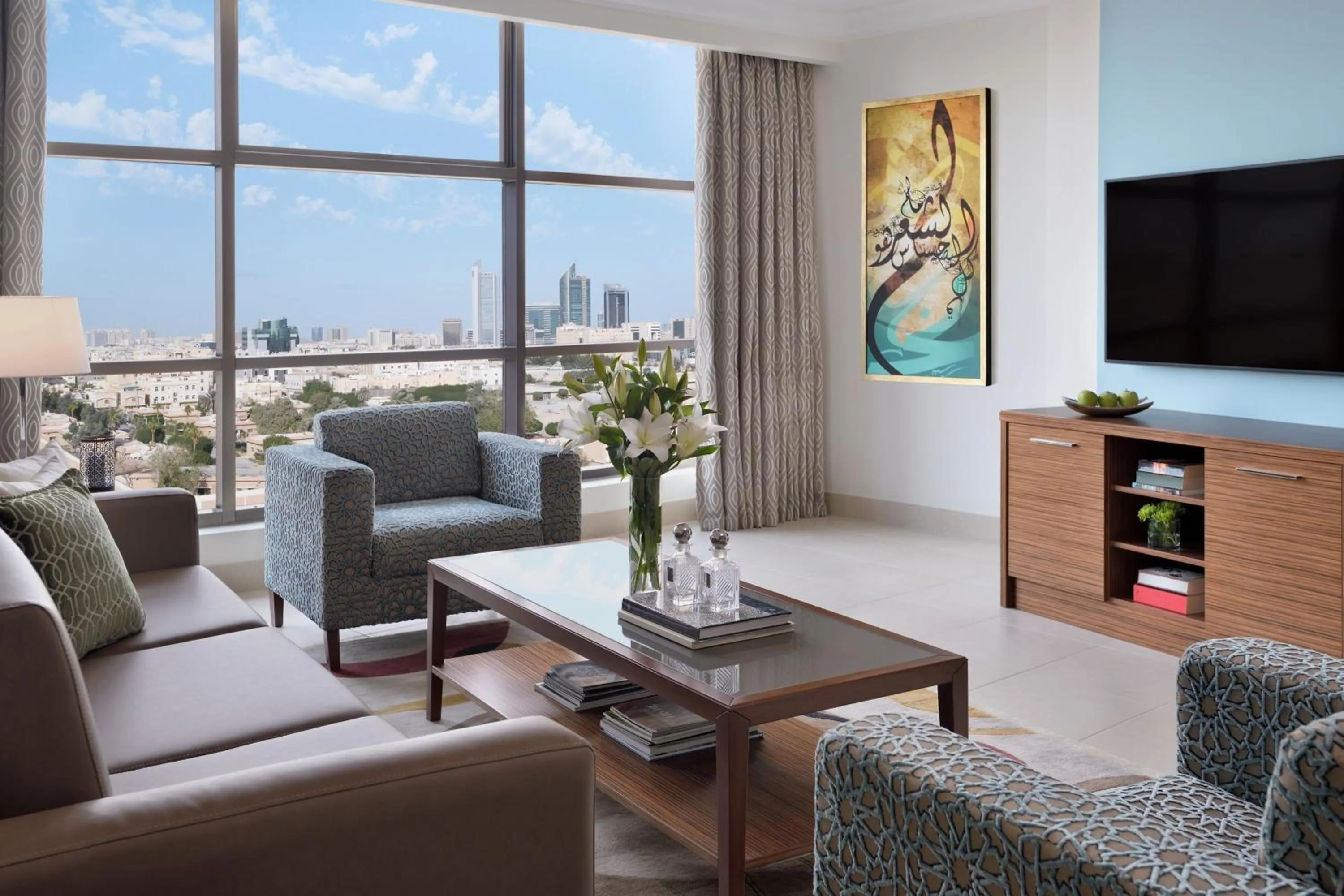 Living room in Marriott Executive Apartments Al Khobar
