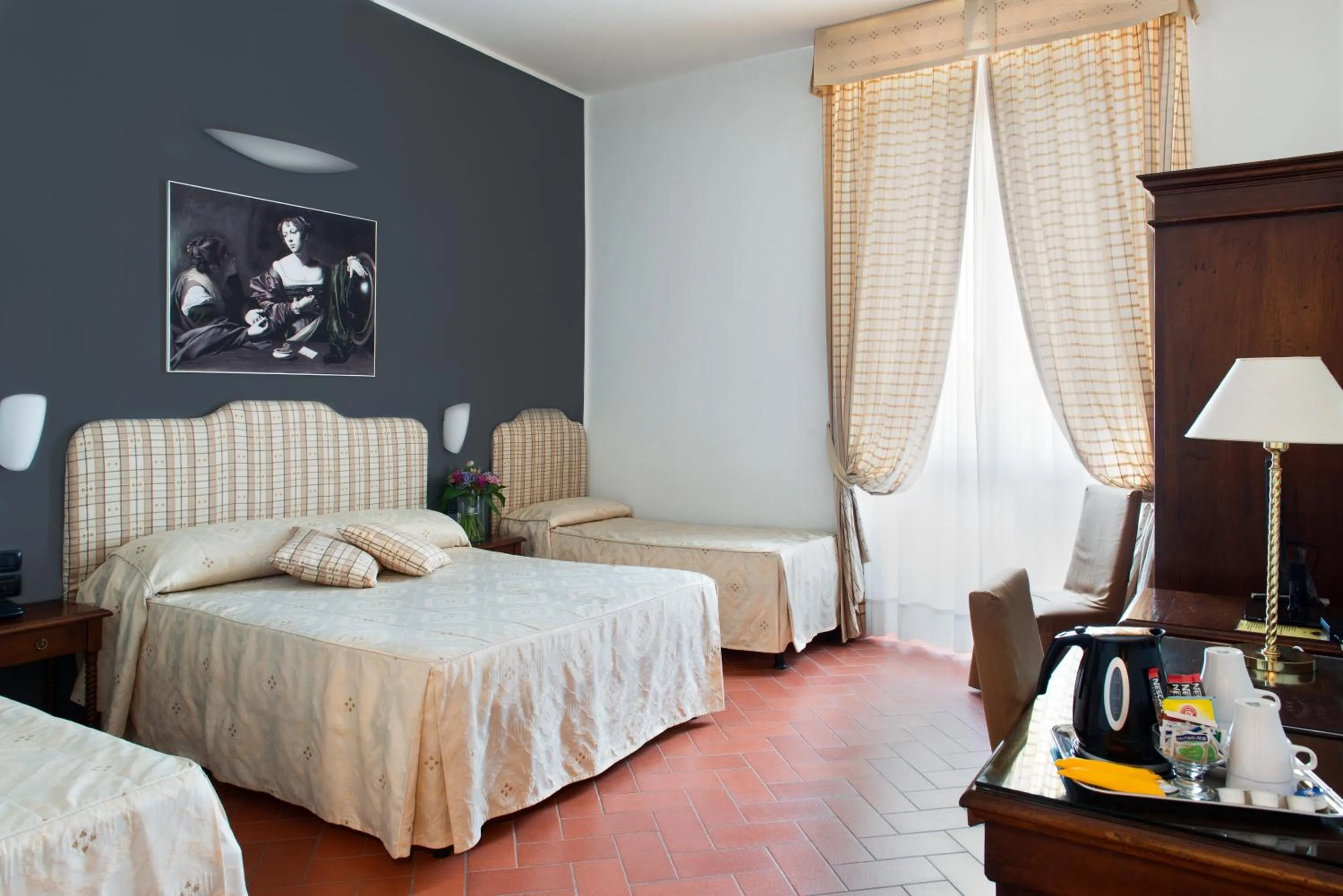 Day, Bed in Hotel Caravaggio