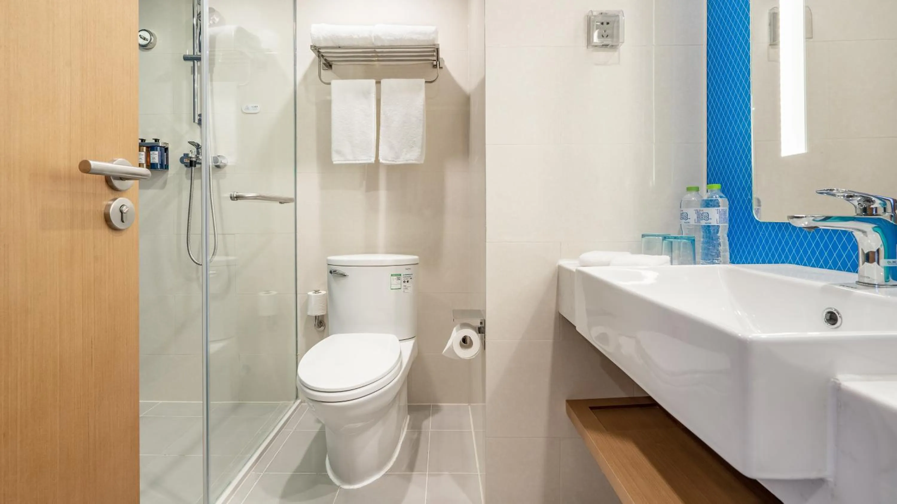 Shower in Holiday Inn Express Qingdao City Center by IHG