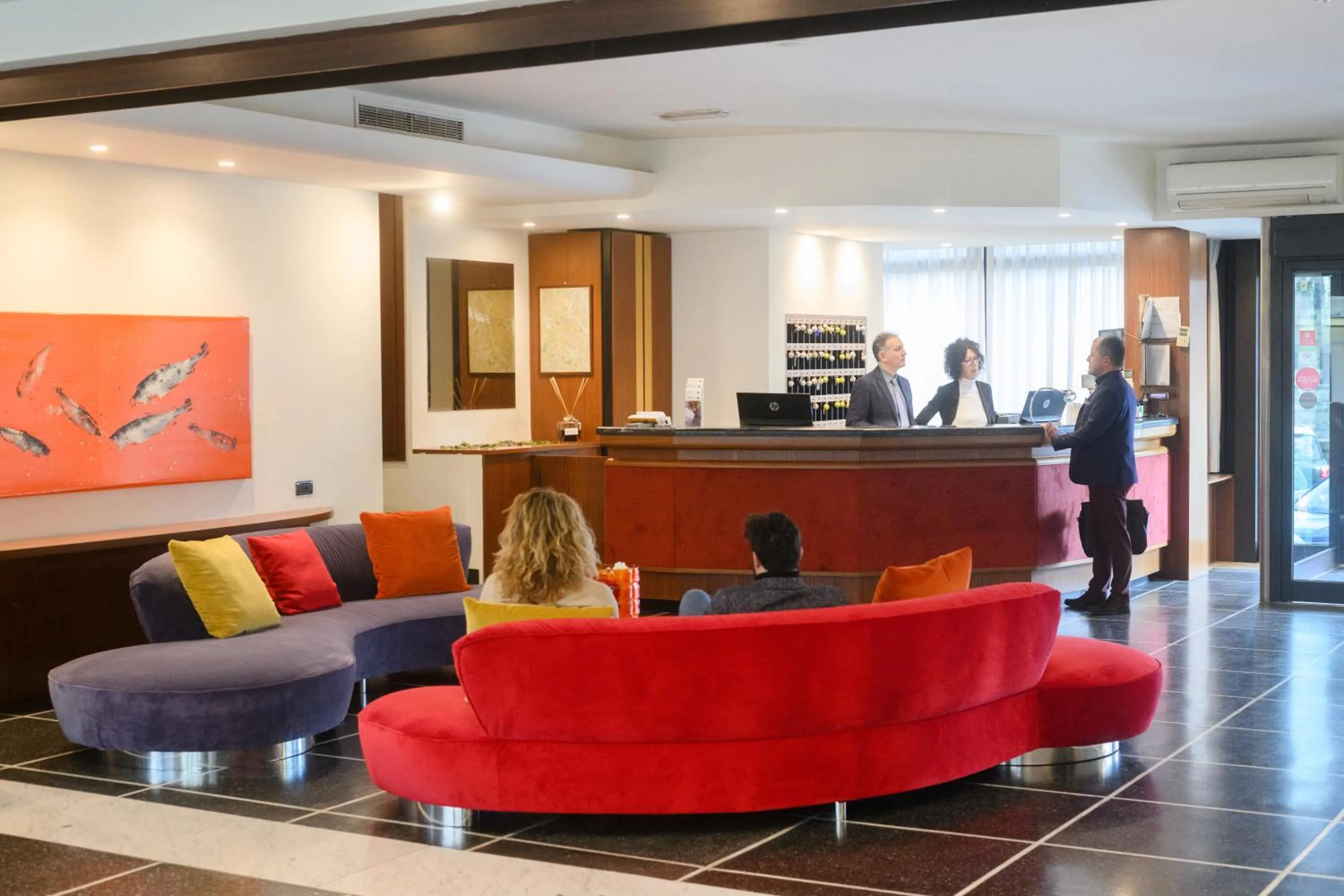 Lobby or reception in Art Hotel Milano