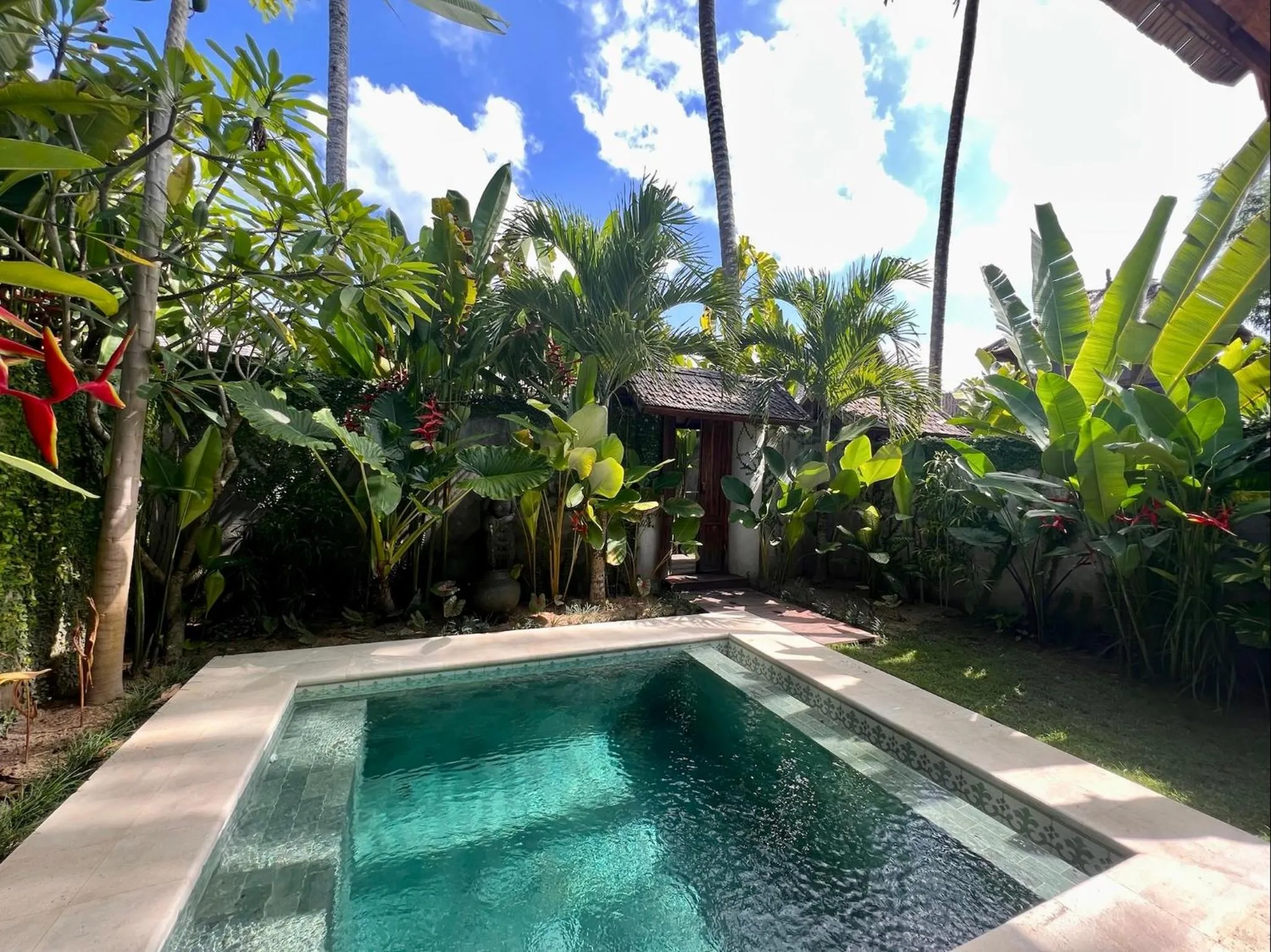 Pool view in Jati Kuta Lombok