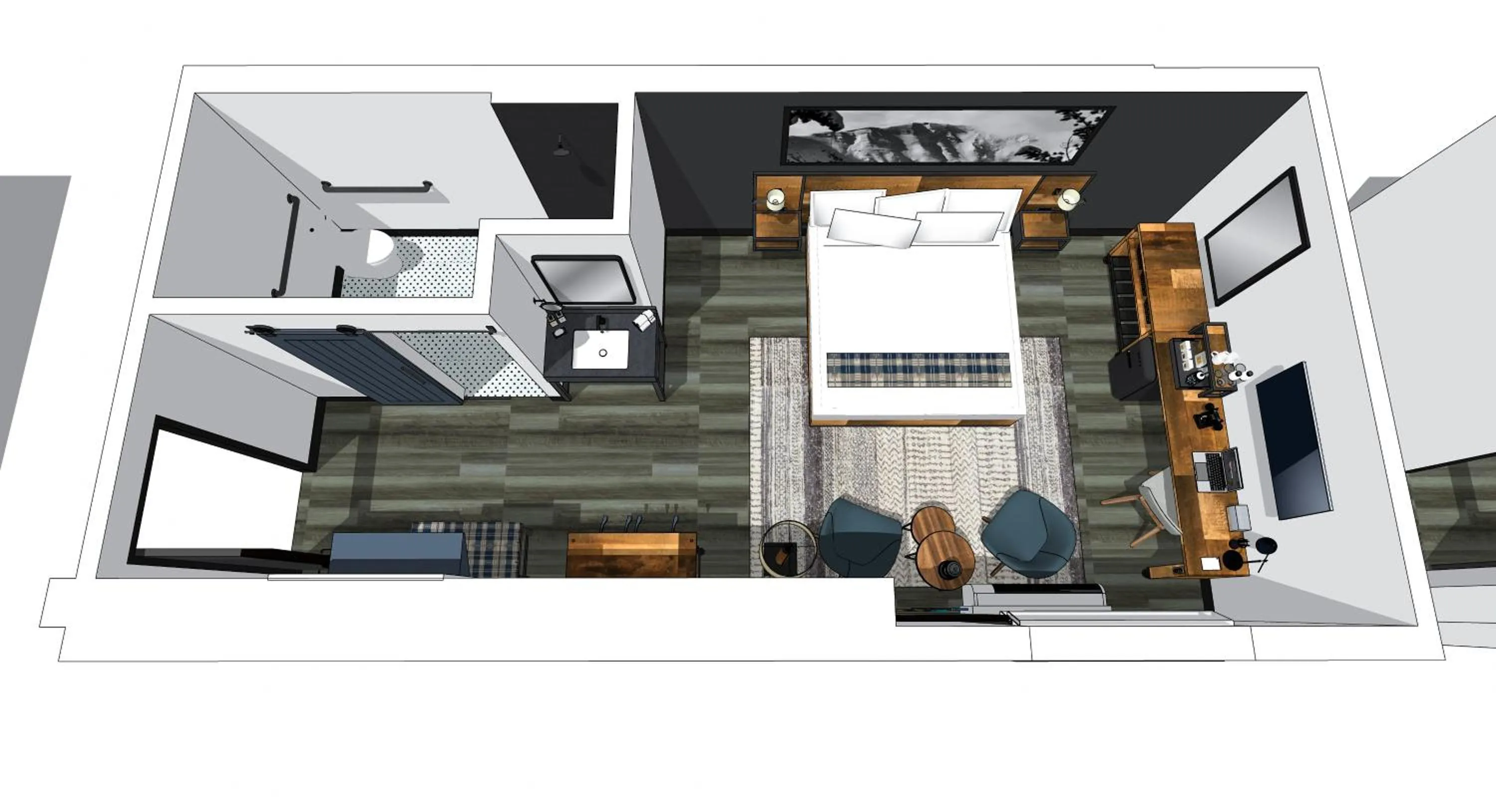 Bathroom in Gravity Haus