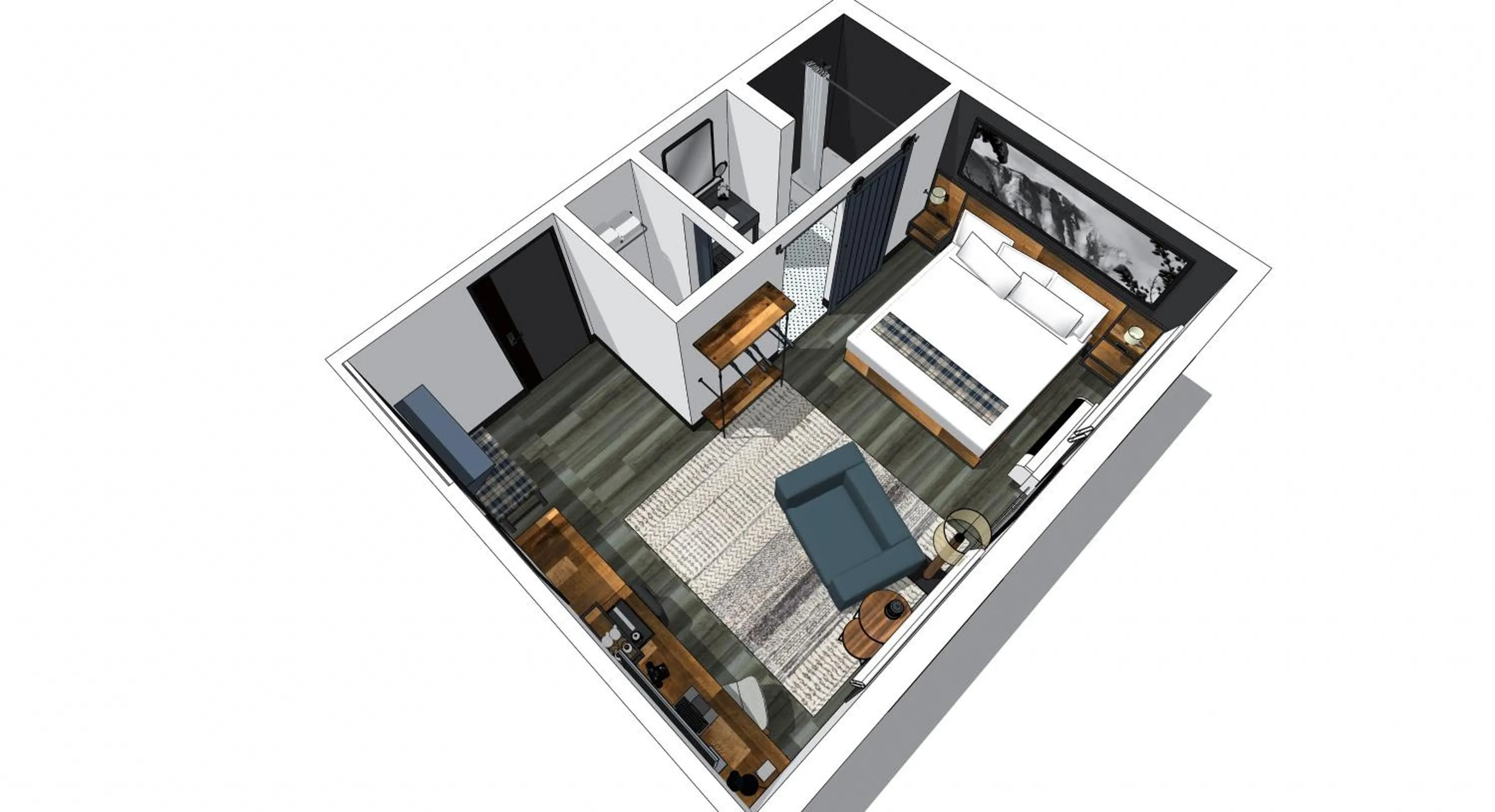 Bathroom in Gravity Haus