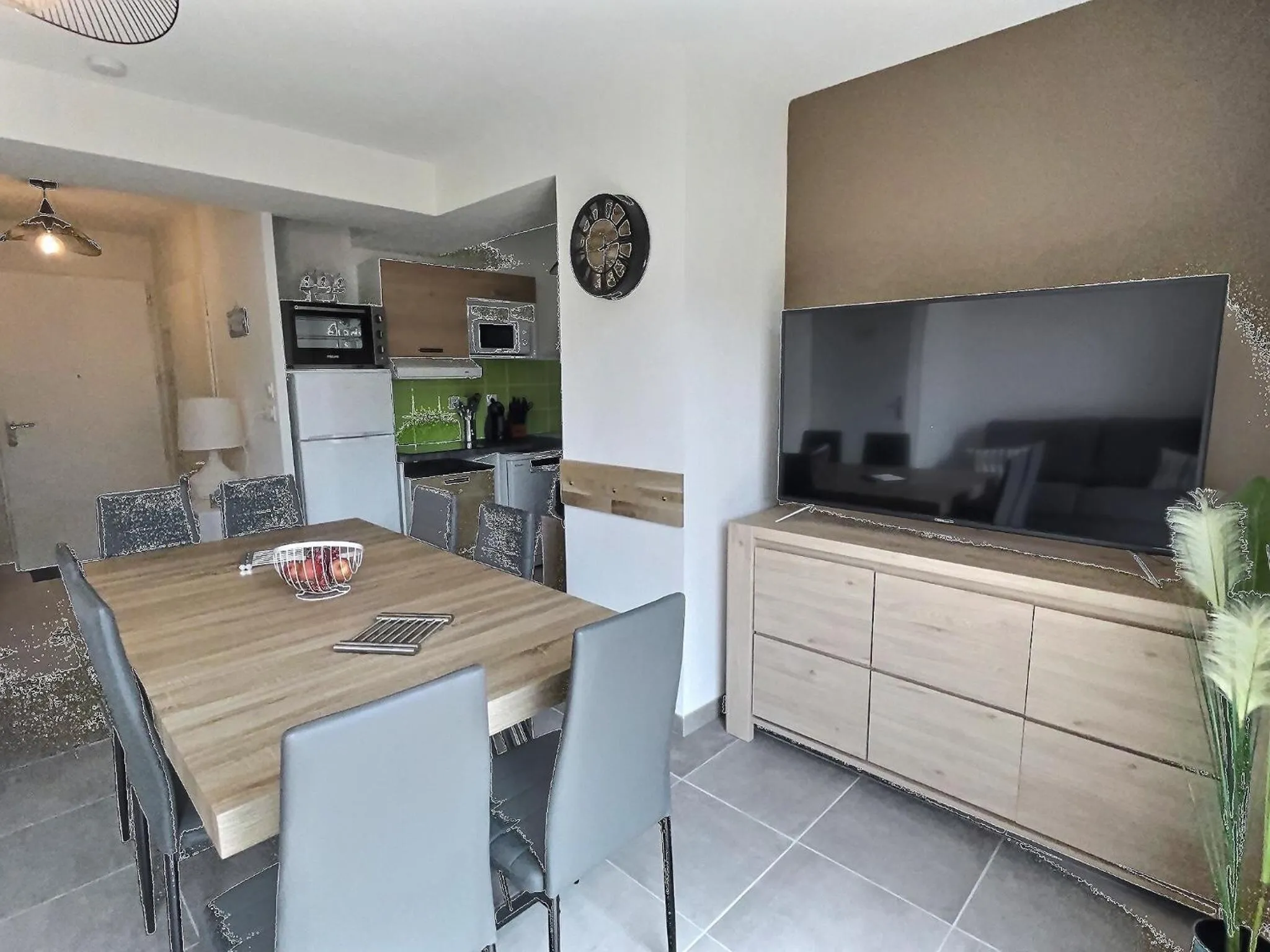 Communal lounge/ TV room in Vacancéole - Résidence La Dune