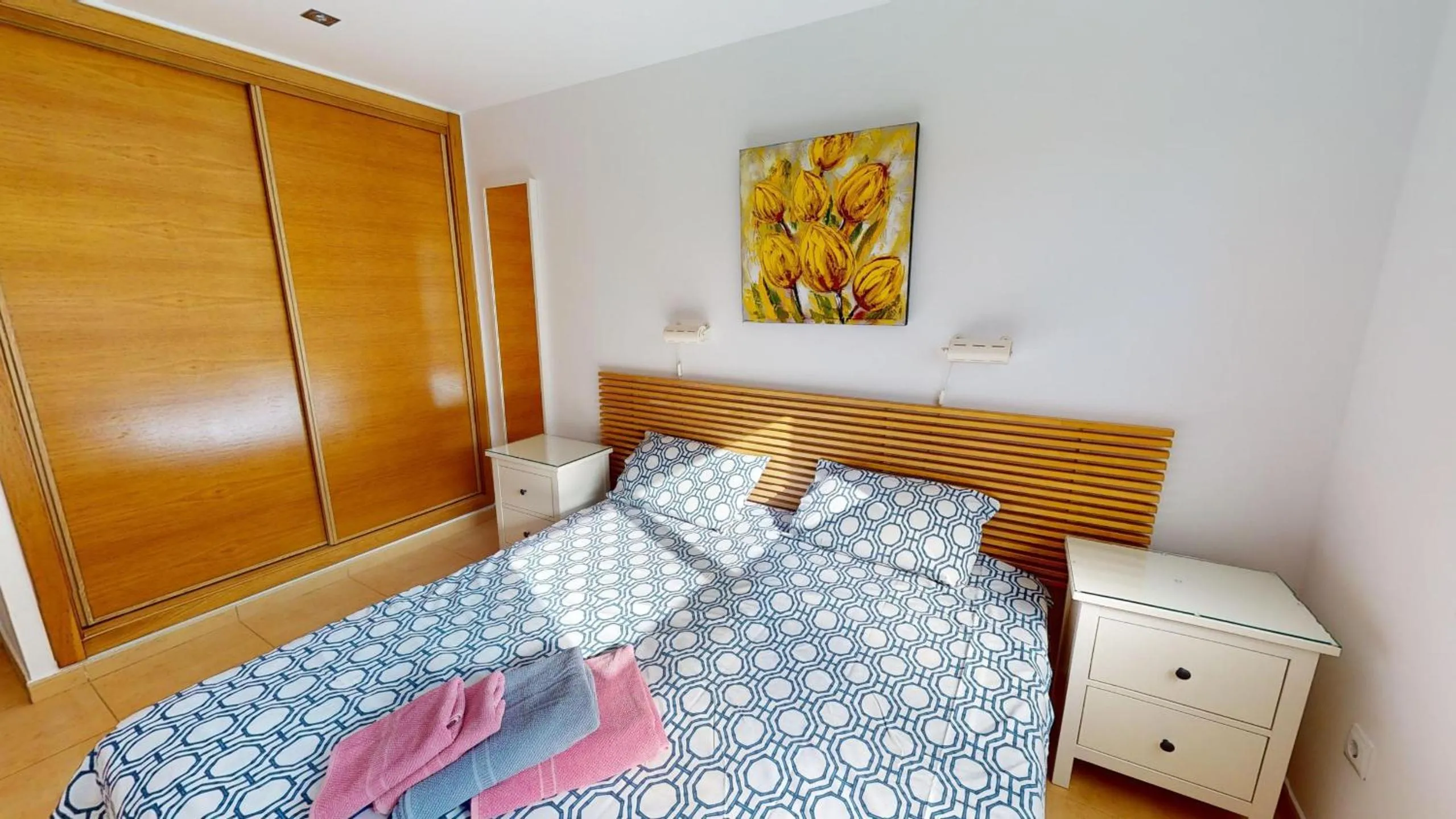 Bed in Villa PedroRoca-A Murcia Holiday Rentals Property