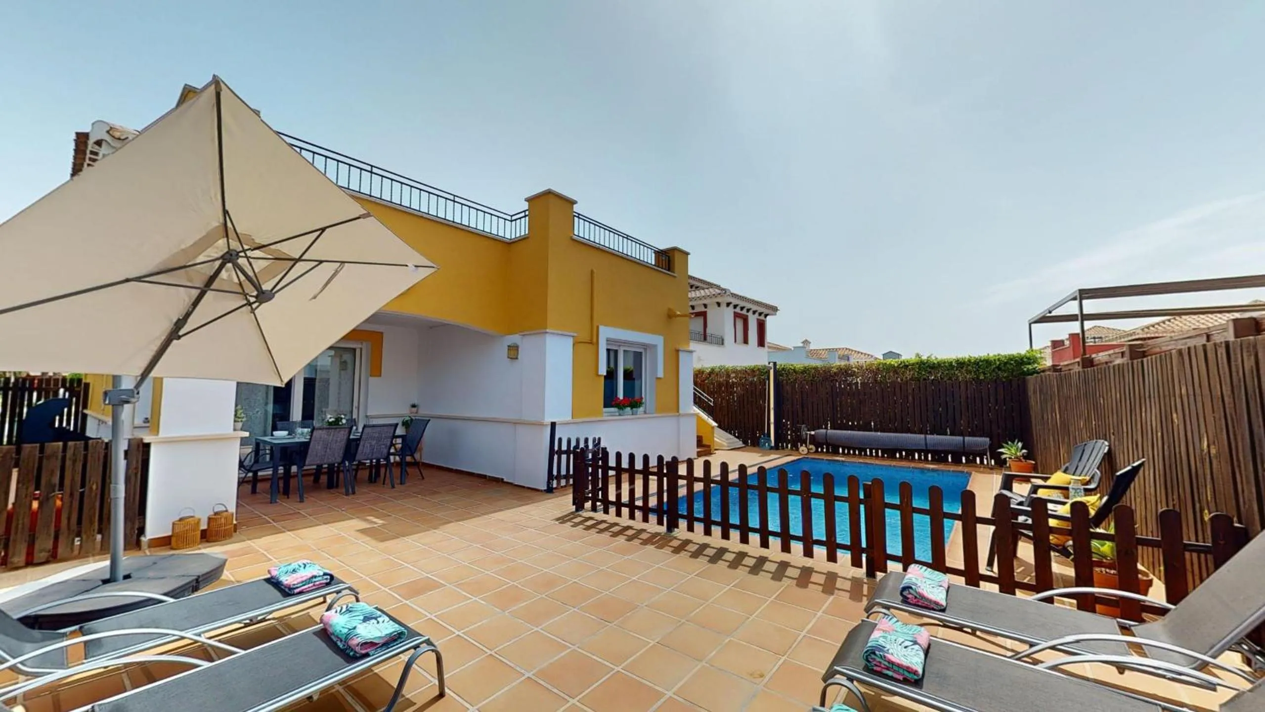 Swimming pool in Villa PedroRoca-A Murcia Holiday Rentals Property