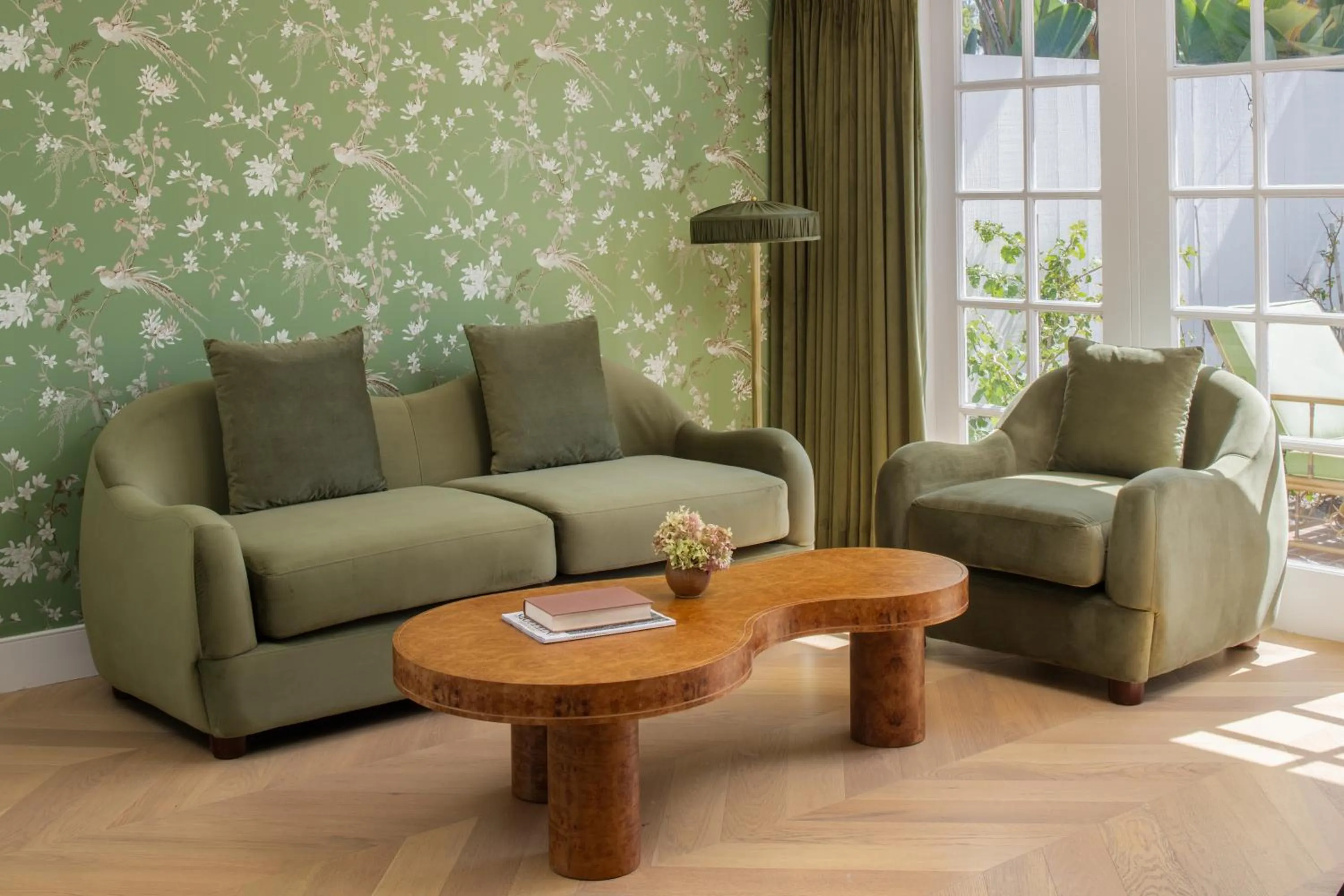 Seating area in The Inn at Rancho Santa Fe