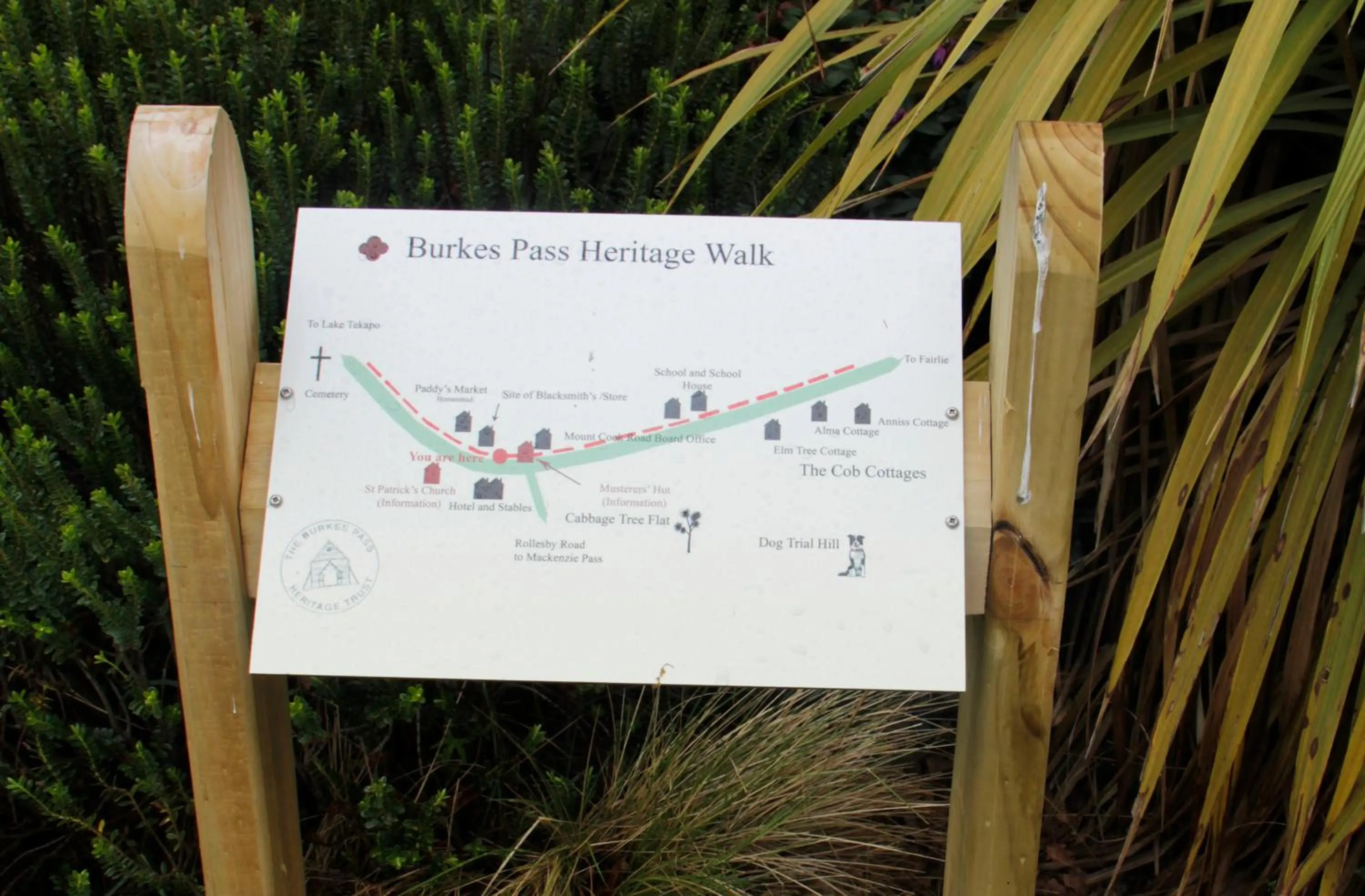 Nearby landmark in Burkes Pass Country Motels