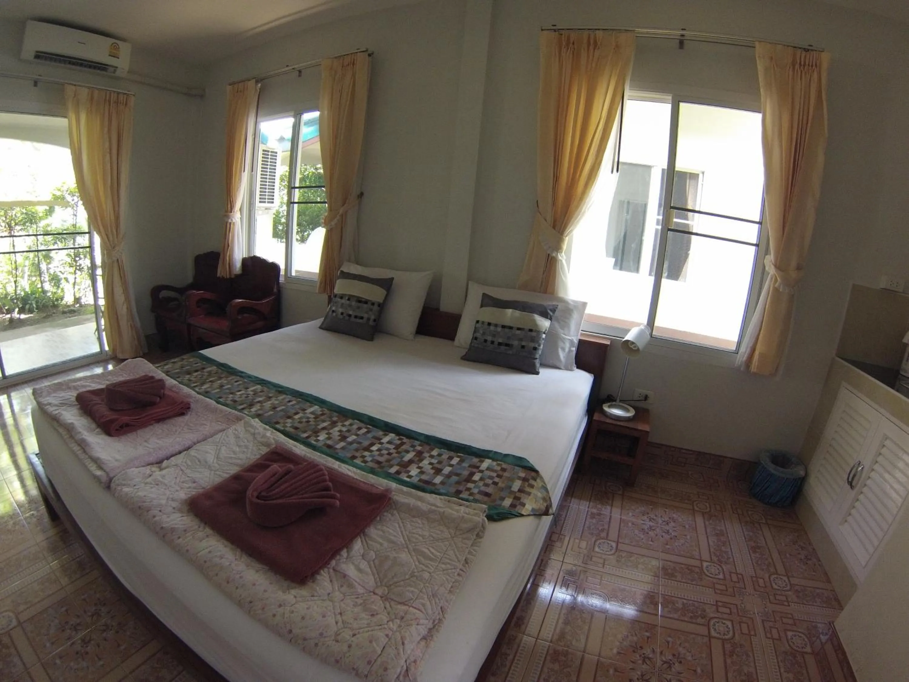 Bed in Real Relax Resort