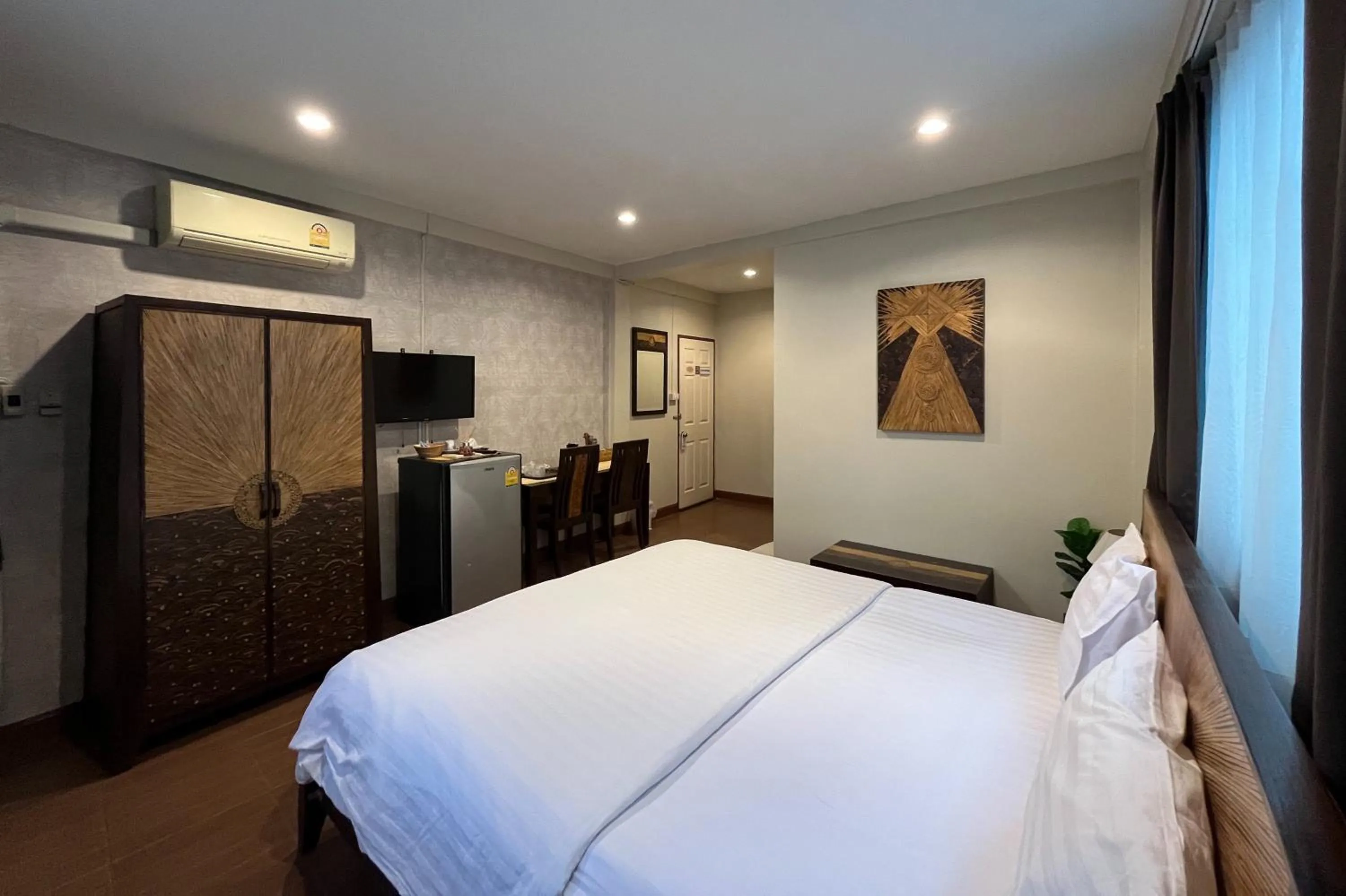 Bedroom, Bed in Baan Glang Soi Restaurant & Guesthouse