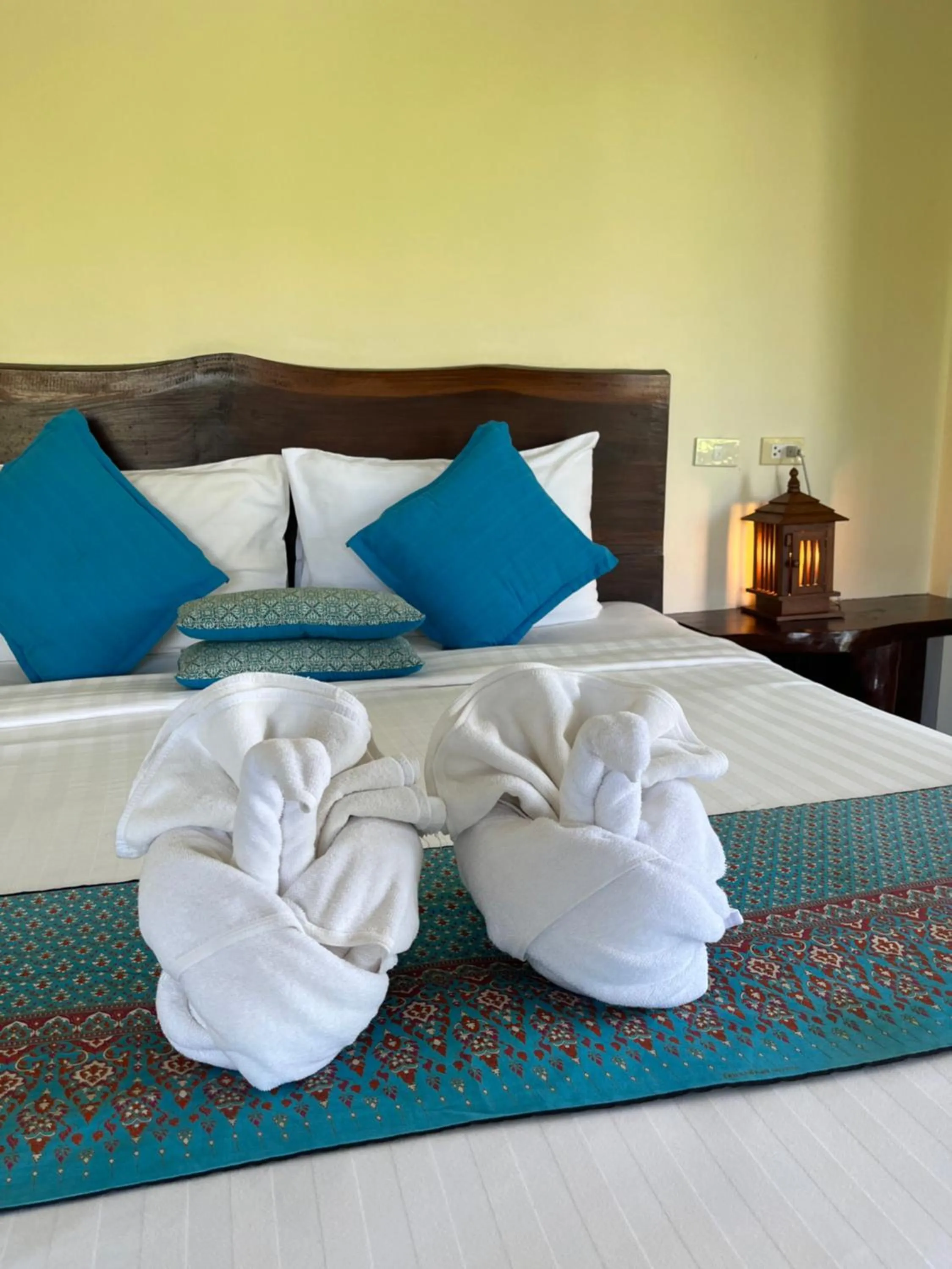 Bed in Krabi Klong Muang Bay Resort