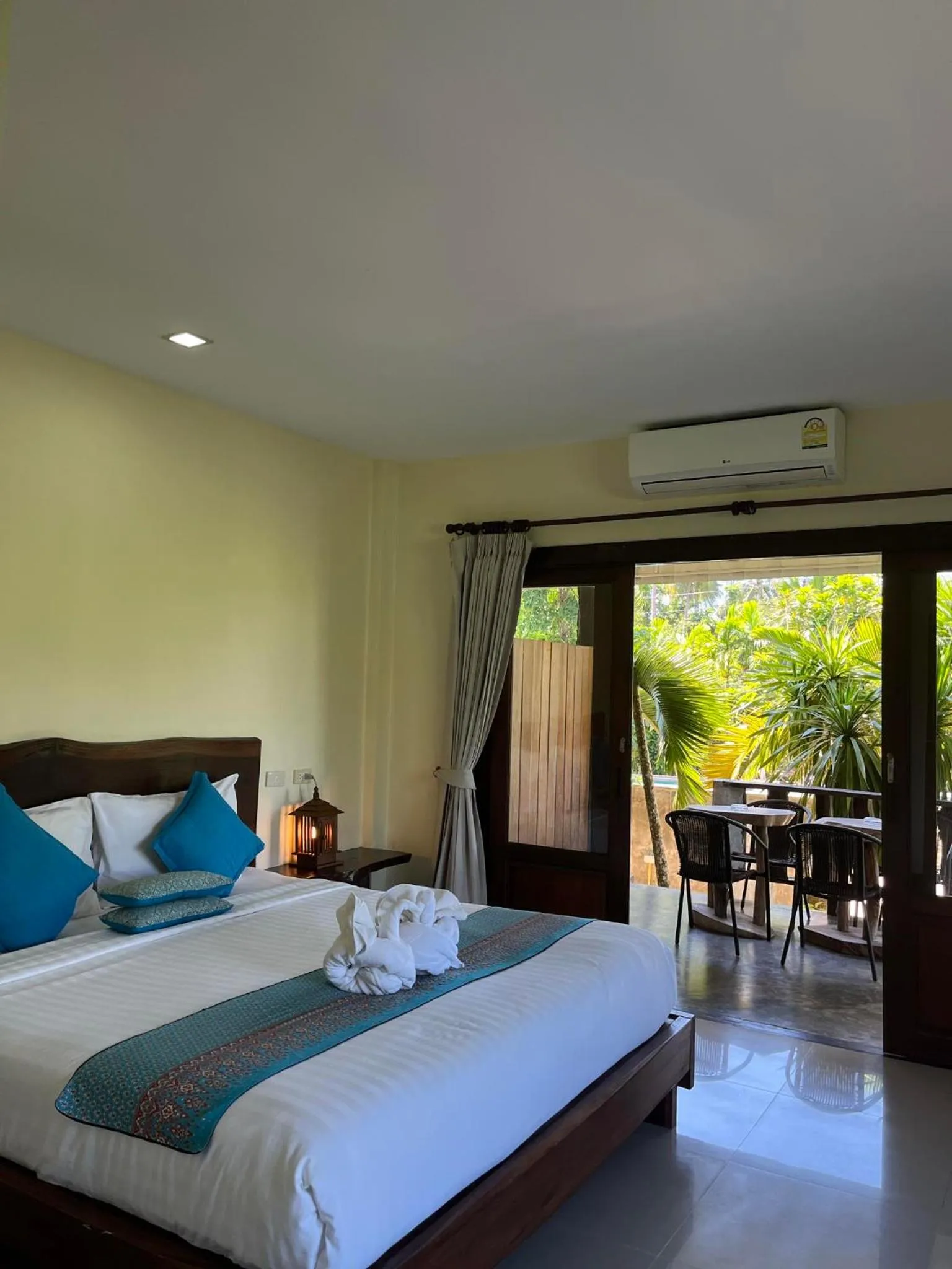 Bed in Krabi Klong Muang Bay Resort