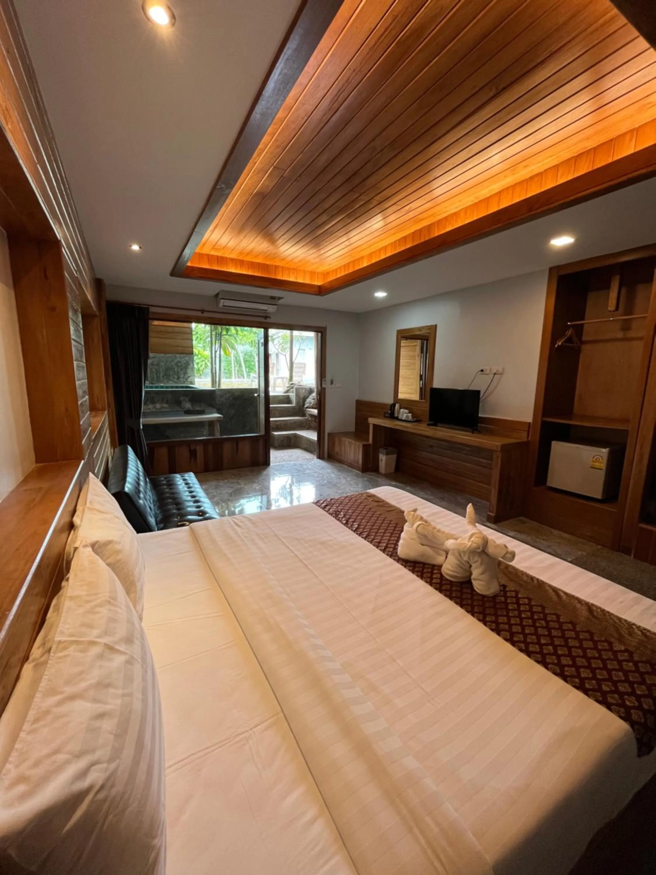 Bed in Krabi Klong Muang Bay Resort