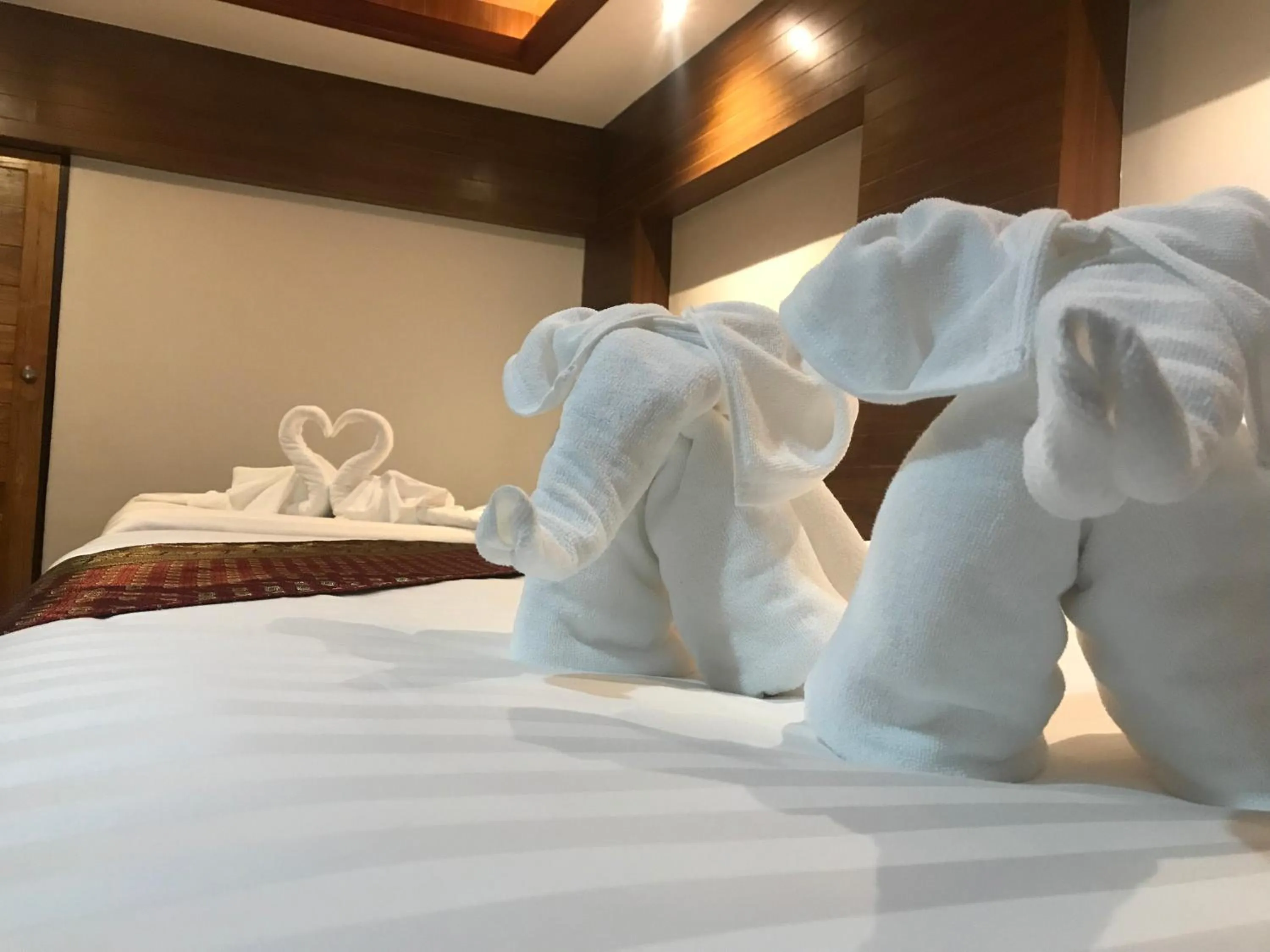 Bed in Krabi Klong Muang Bay Resort