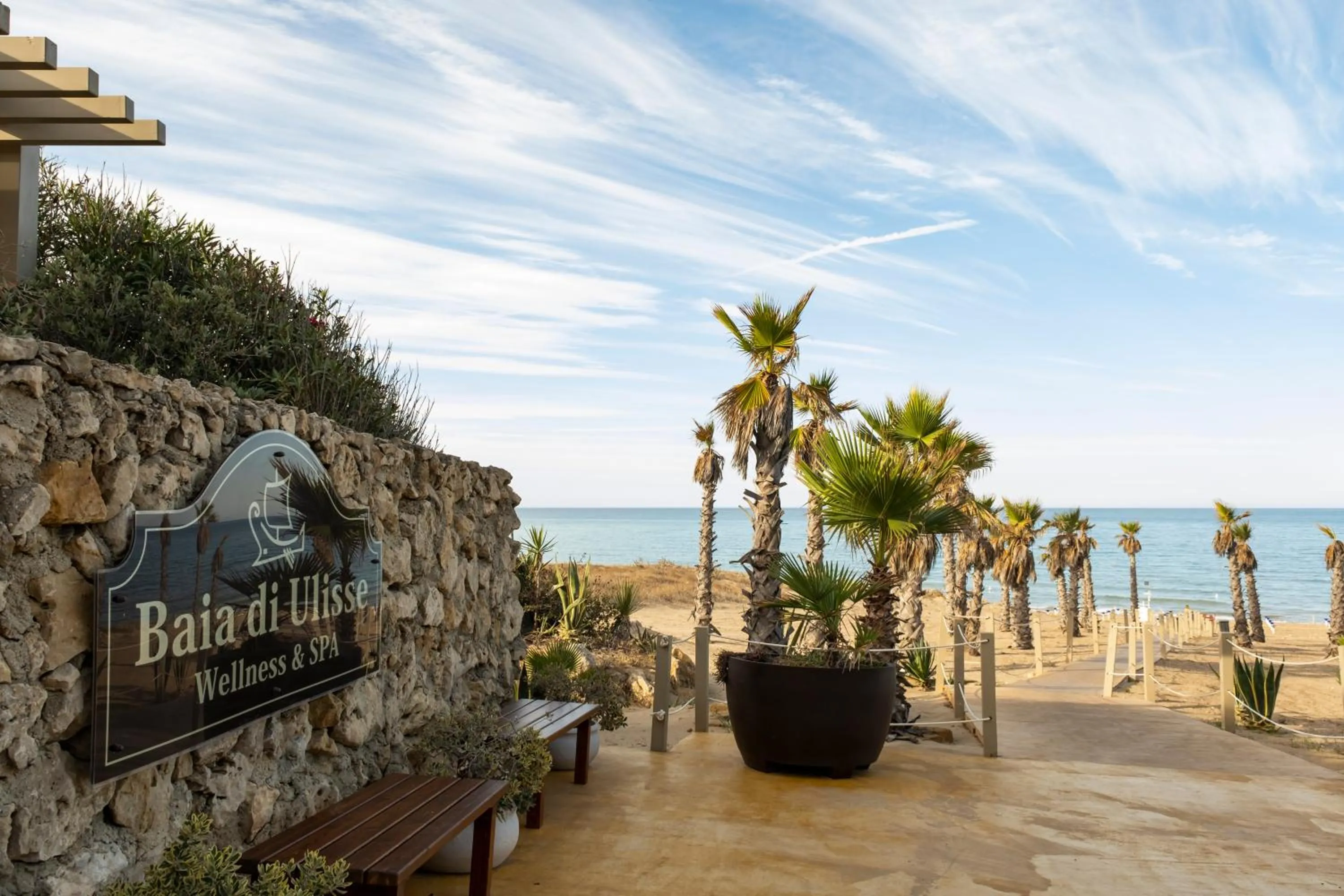 Beach in Baia Di Ulisse Wellness & Spa