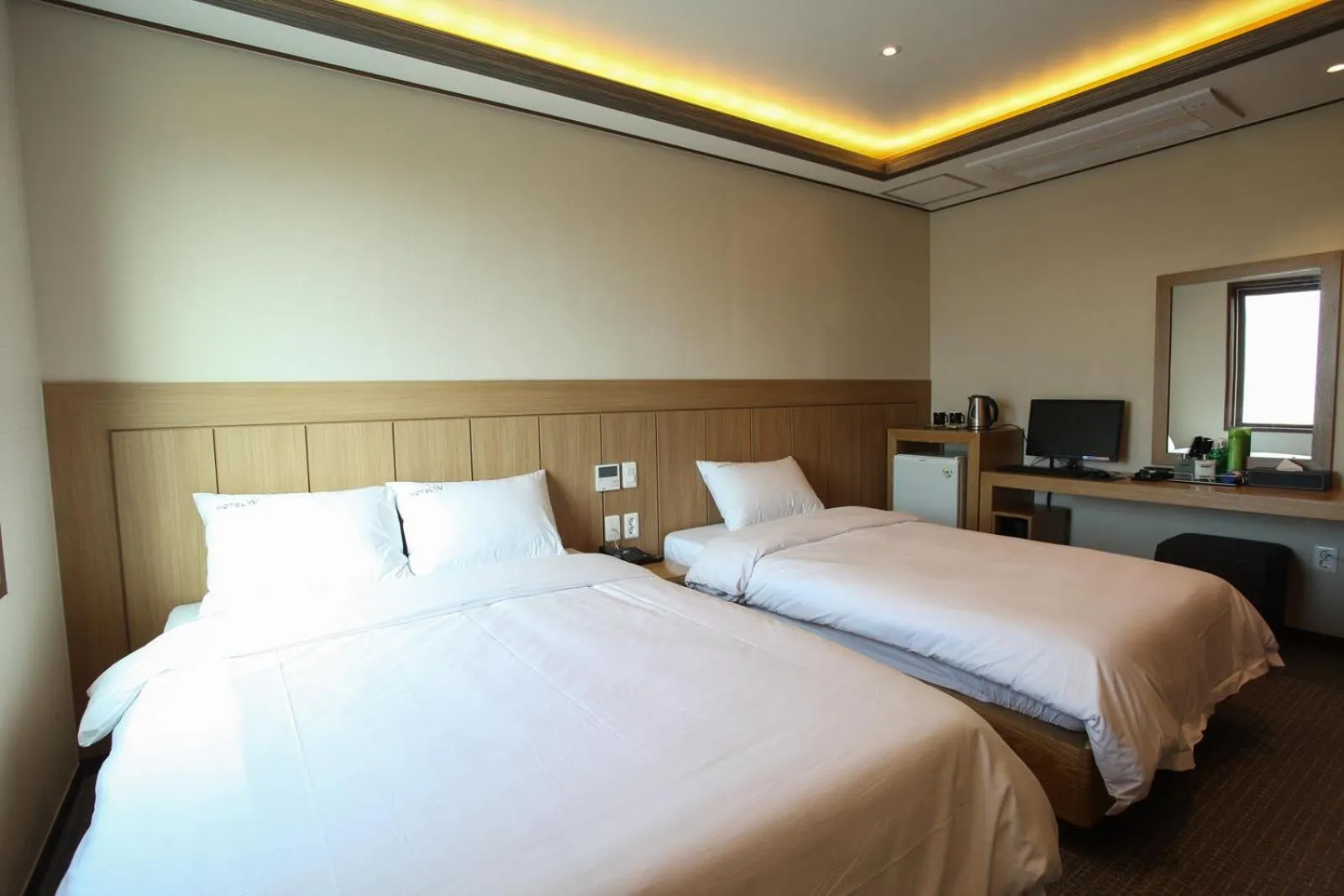 Bed in Hotel W Topdong