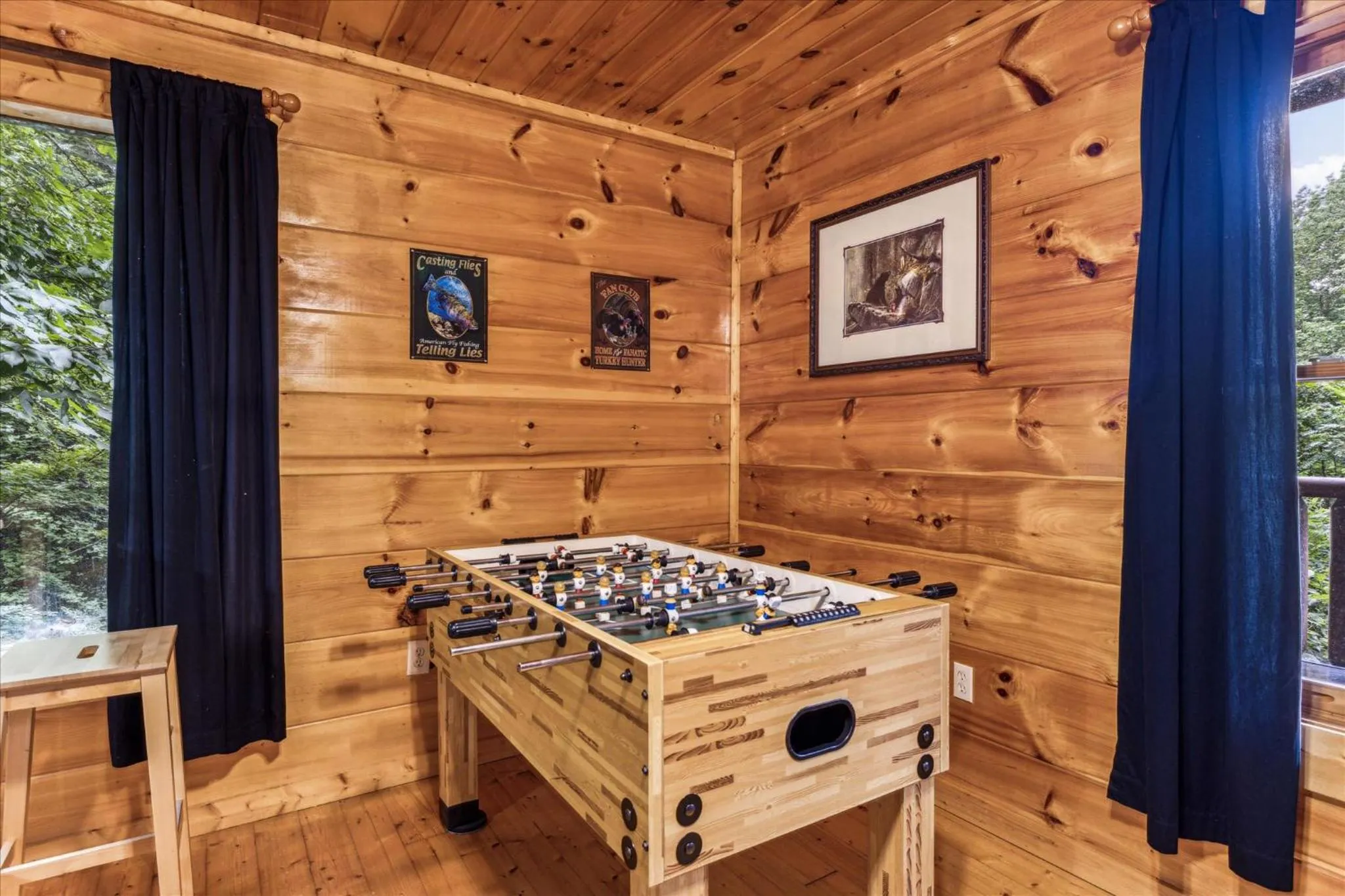 Game Room in Brave Eagle Cabin