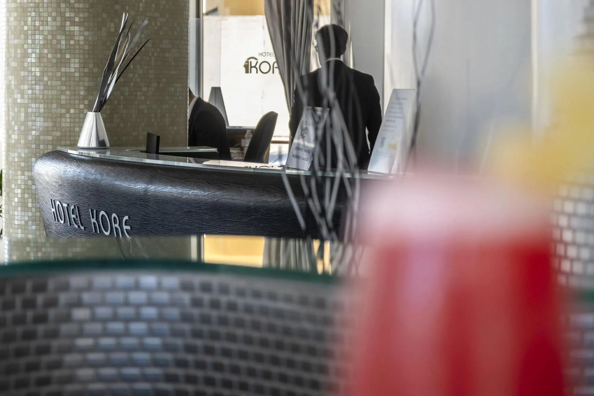 Seating area in Hotel Kore