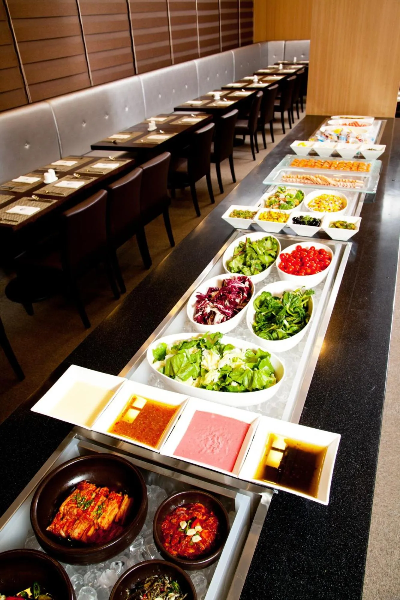 Buffet breakfast in Value Highend Hotel Suwon