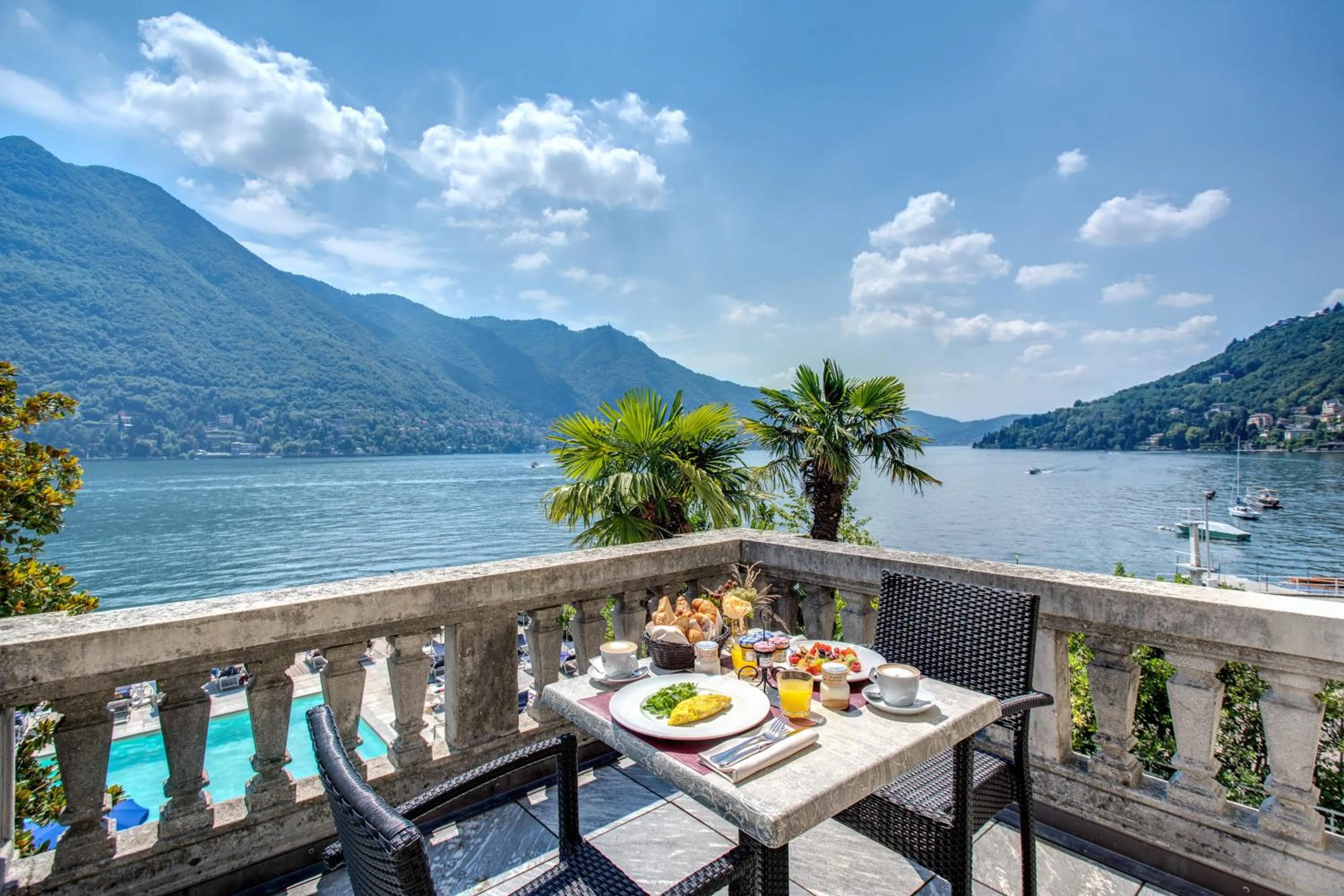 Lake view in Grand Hotel Imperiale Resort & SPA