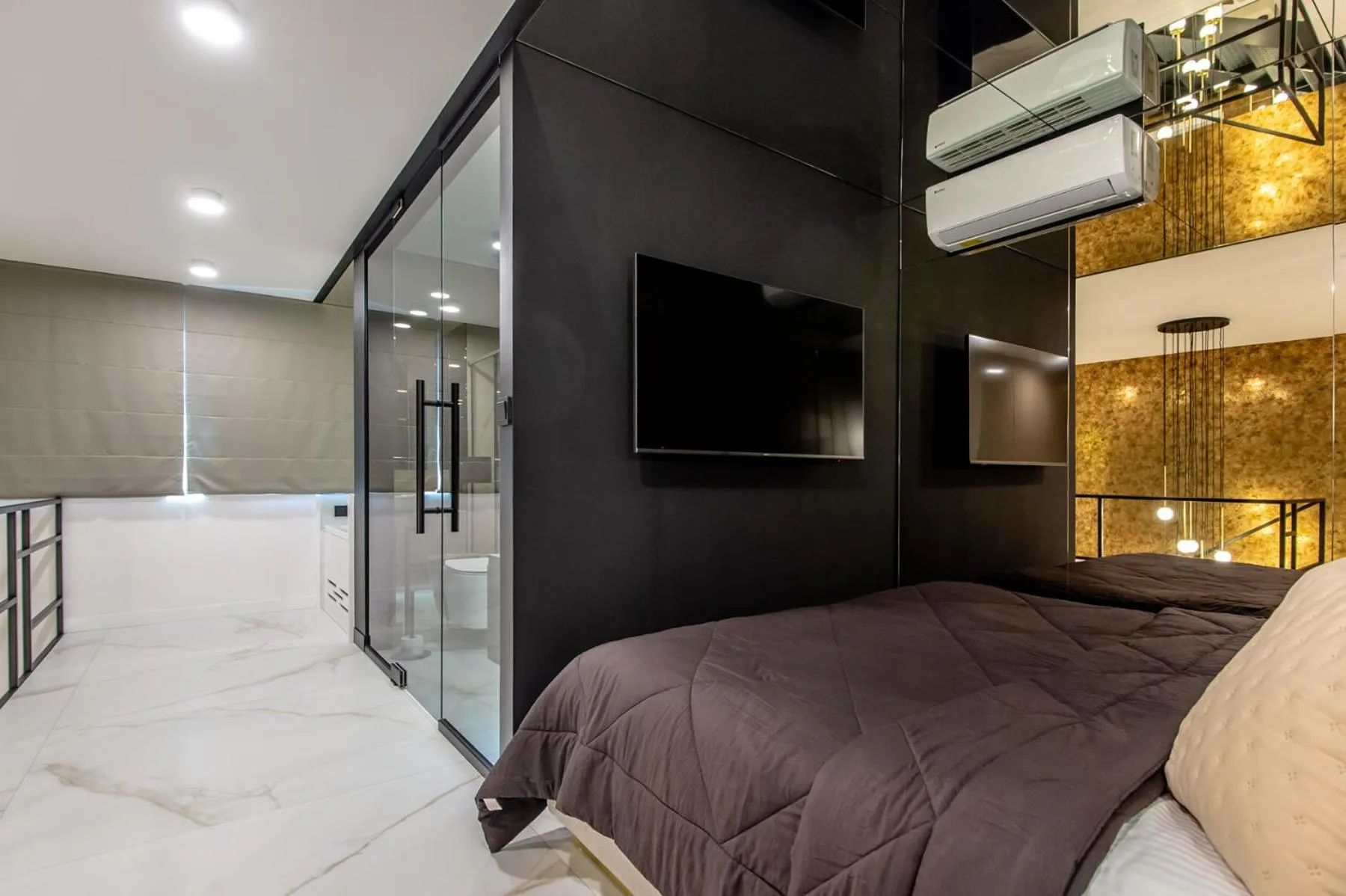 Bed in Super-Apartamenty VIP Jacuzzi II