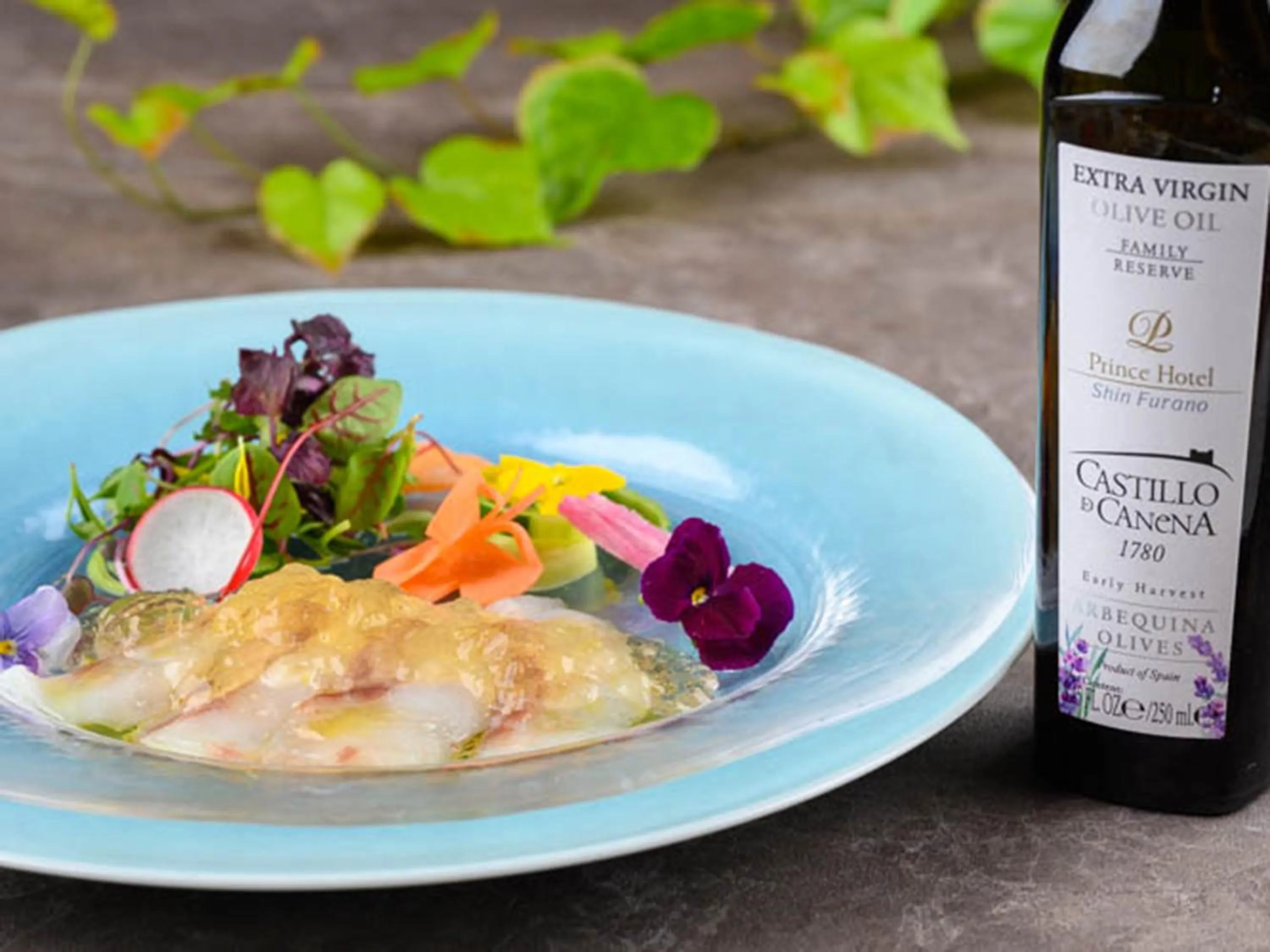 Food in Shin Furano Prince Hotel