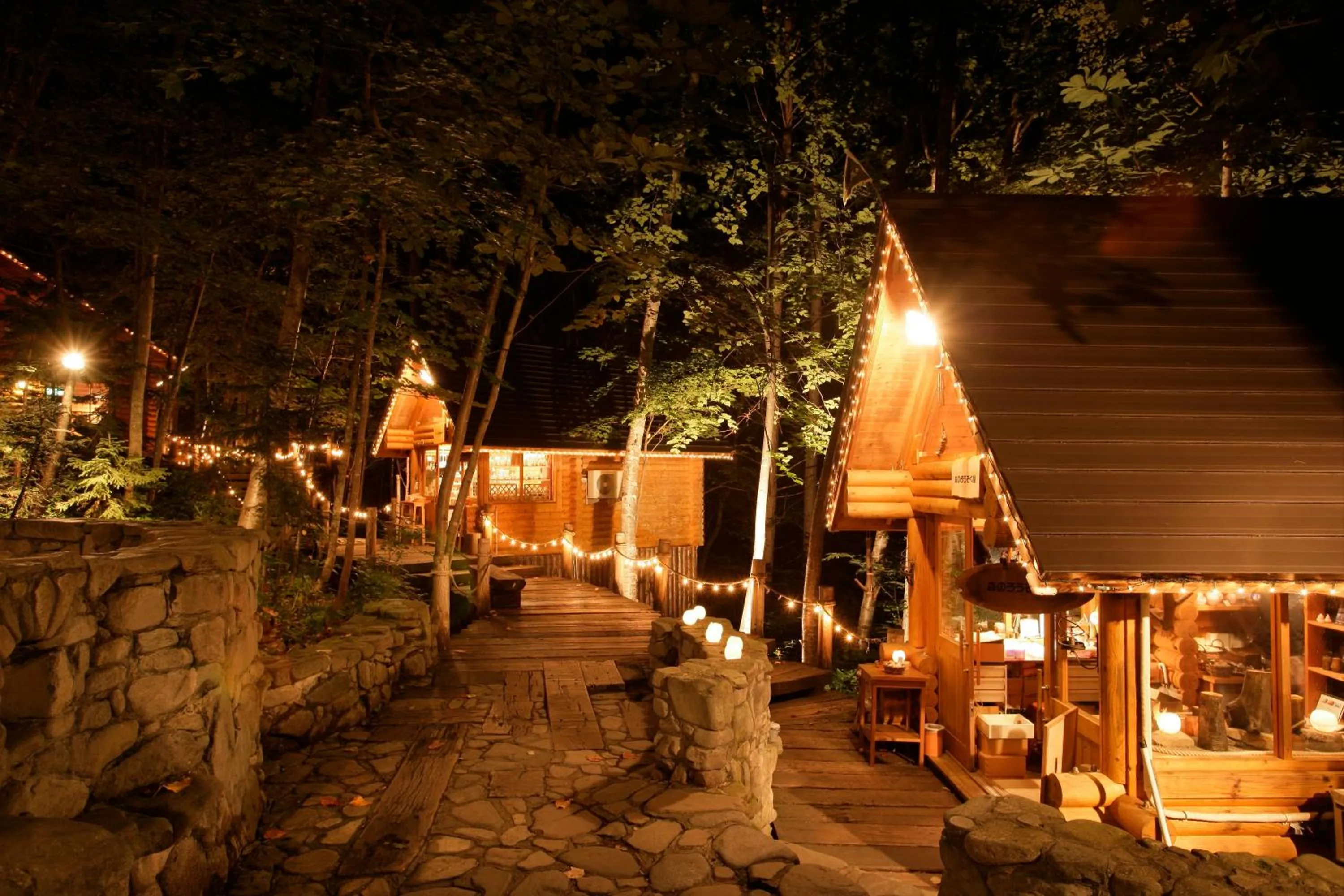 Night in Shin Furano Prince Hotel