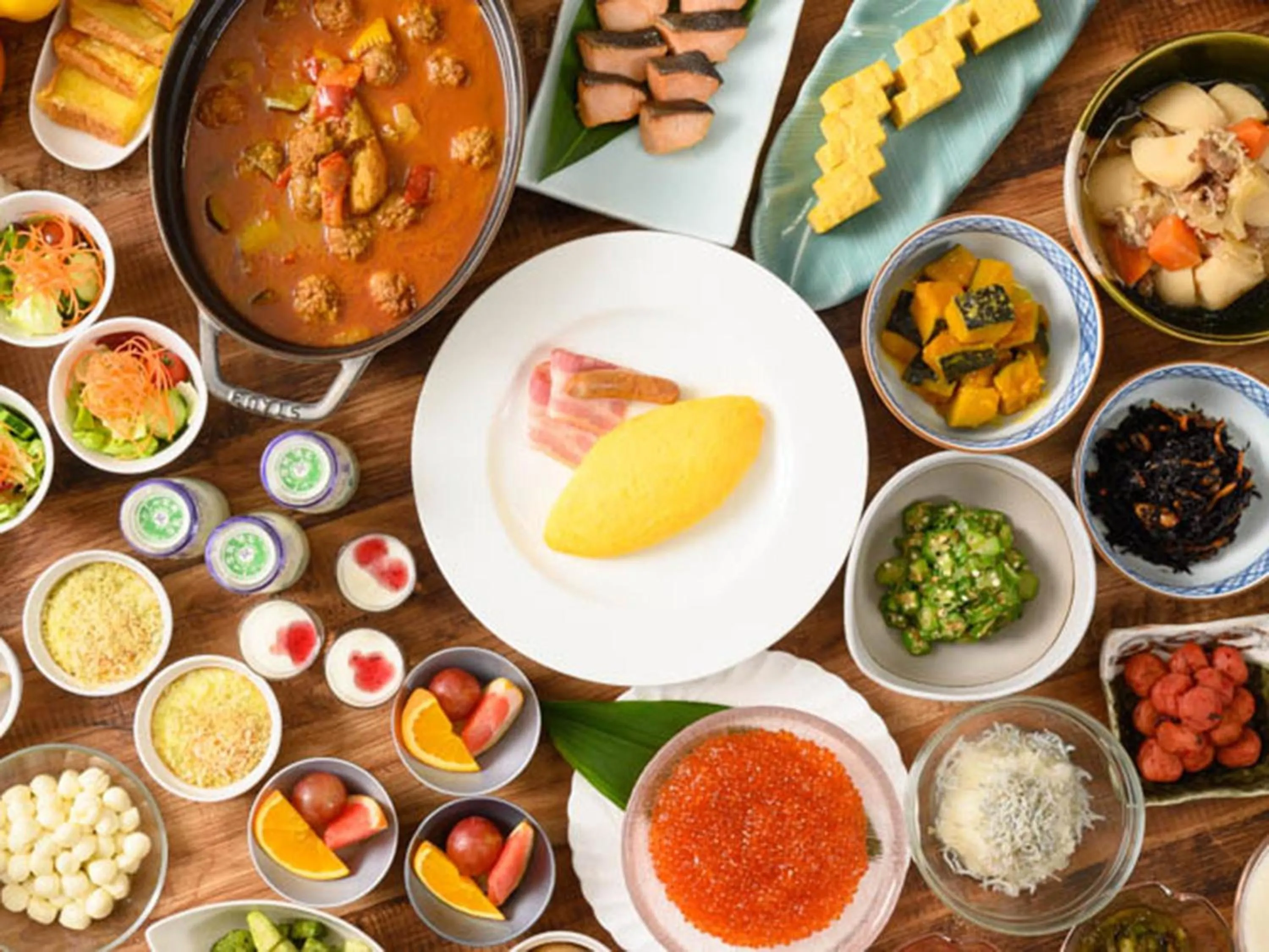 Food in Shin Furano Prince Hotel