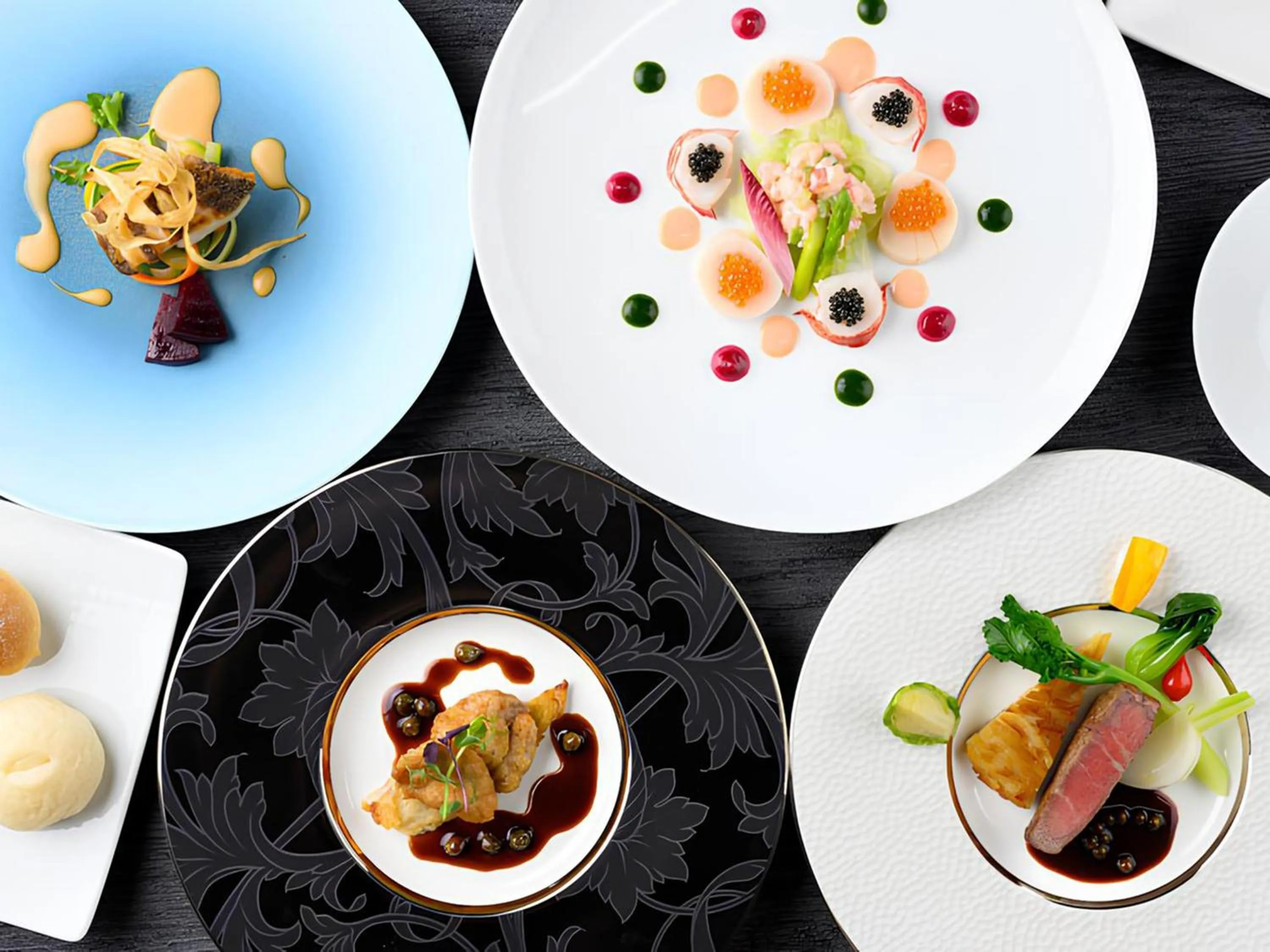 Food in Shin Furano Prince Hotel