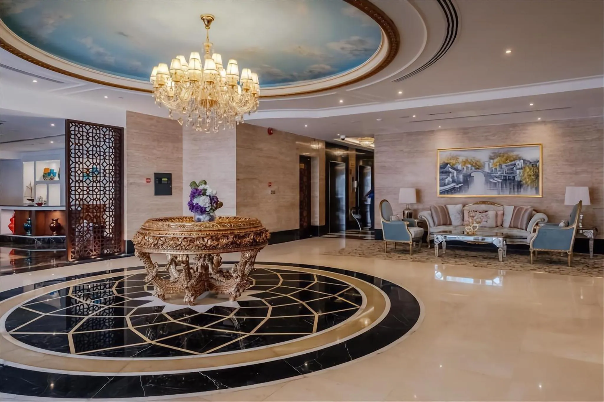Lobby or reception in Crystal Plaza Al Majaz Hotel