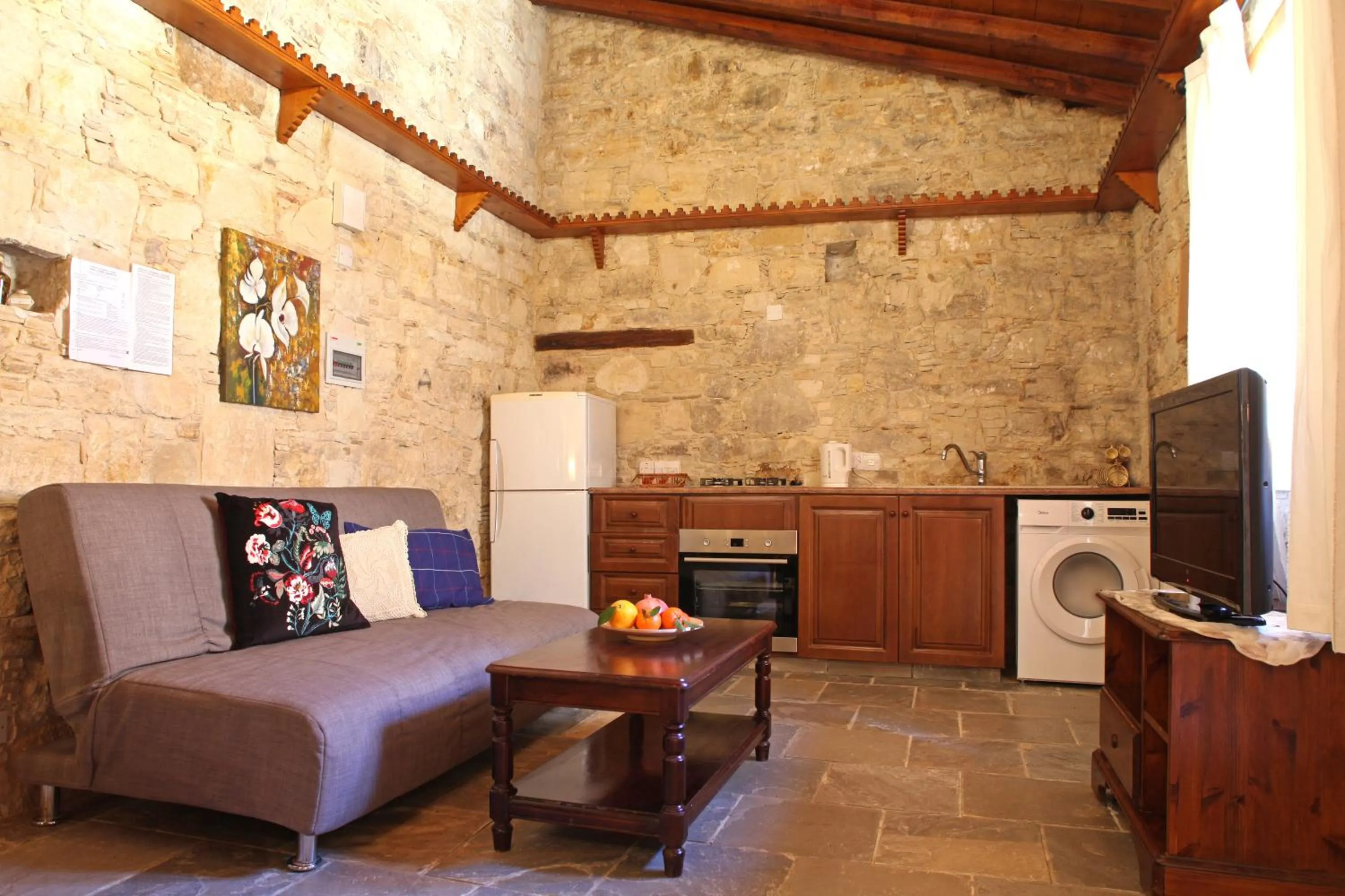 Living room in Agrovino Lofou