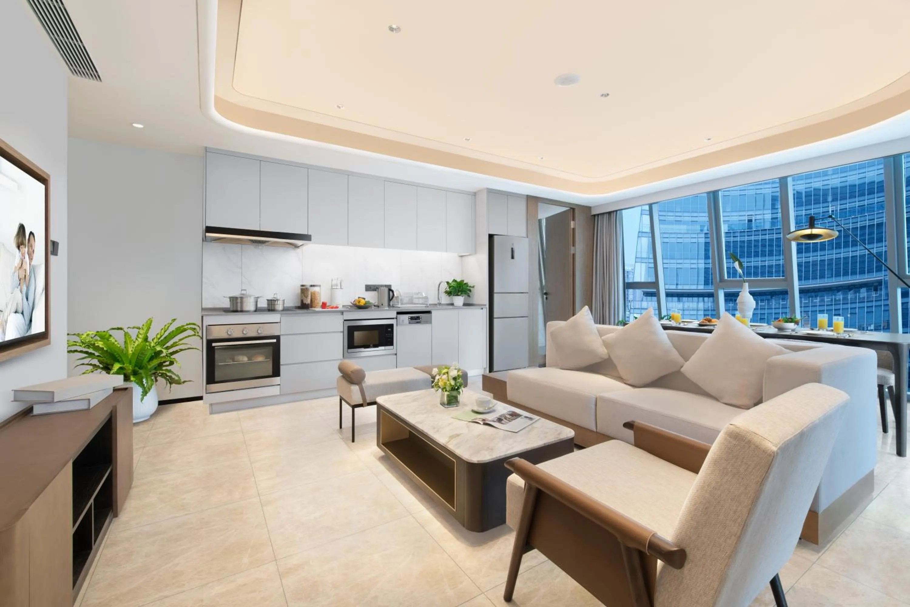 Living room in Somerset Gaoxin Chengdu