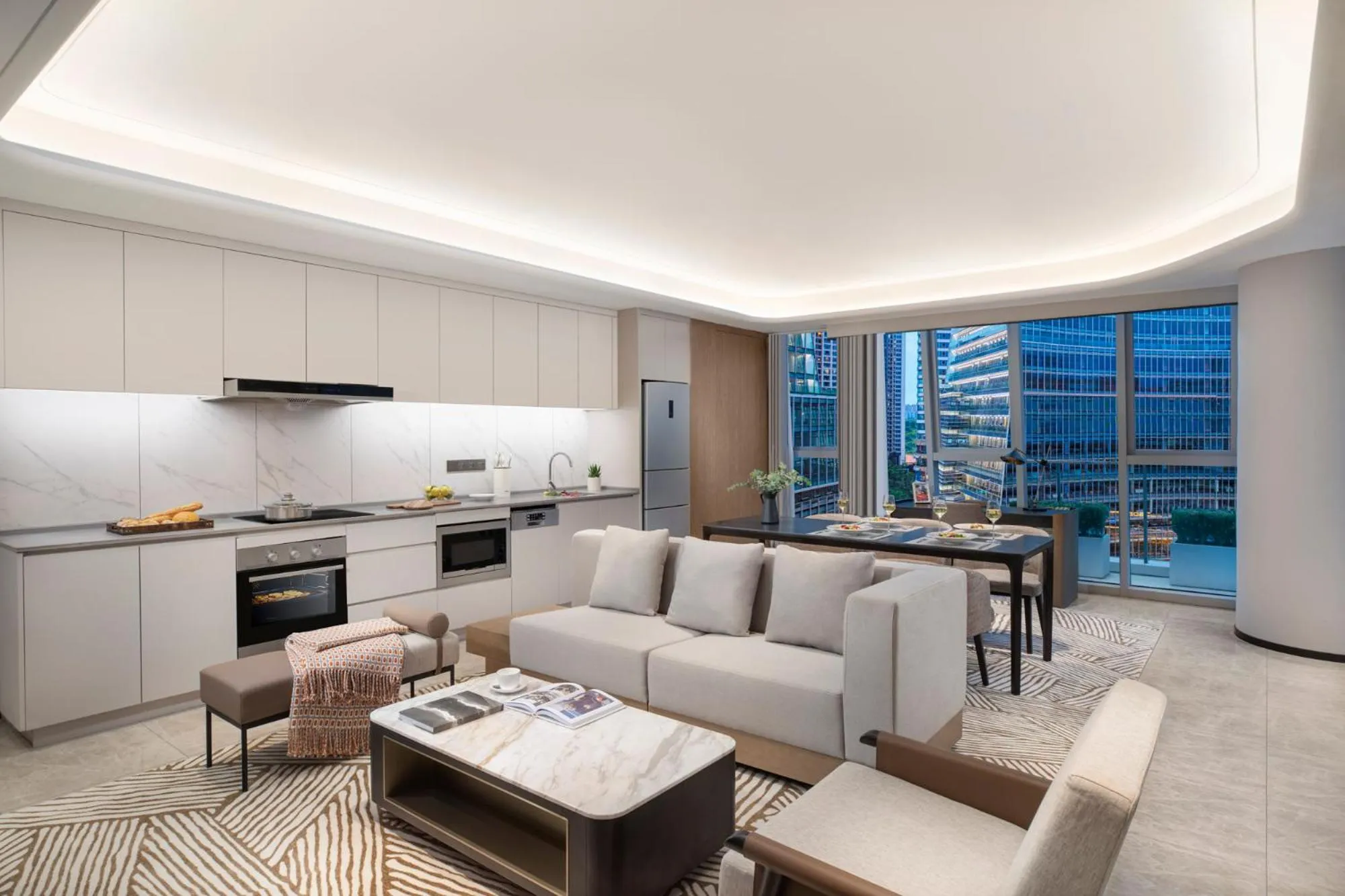 Living room in Somerset Gaoxin Chengdu