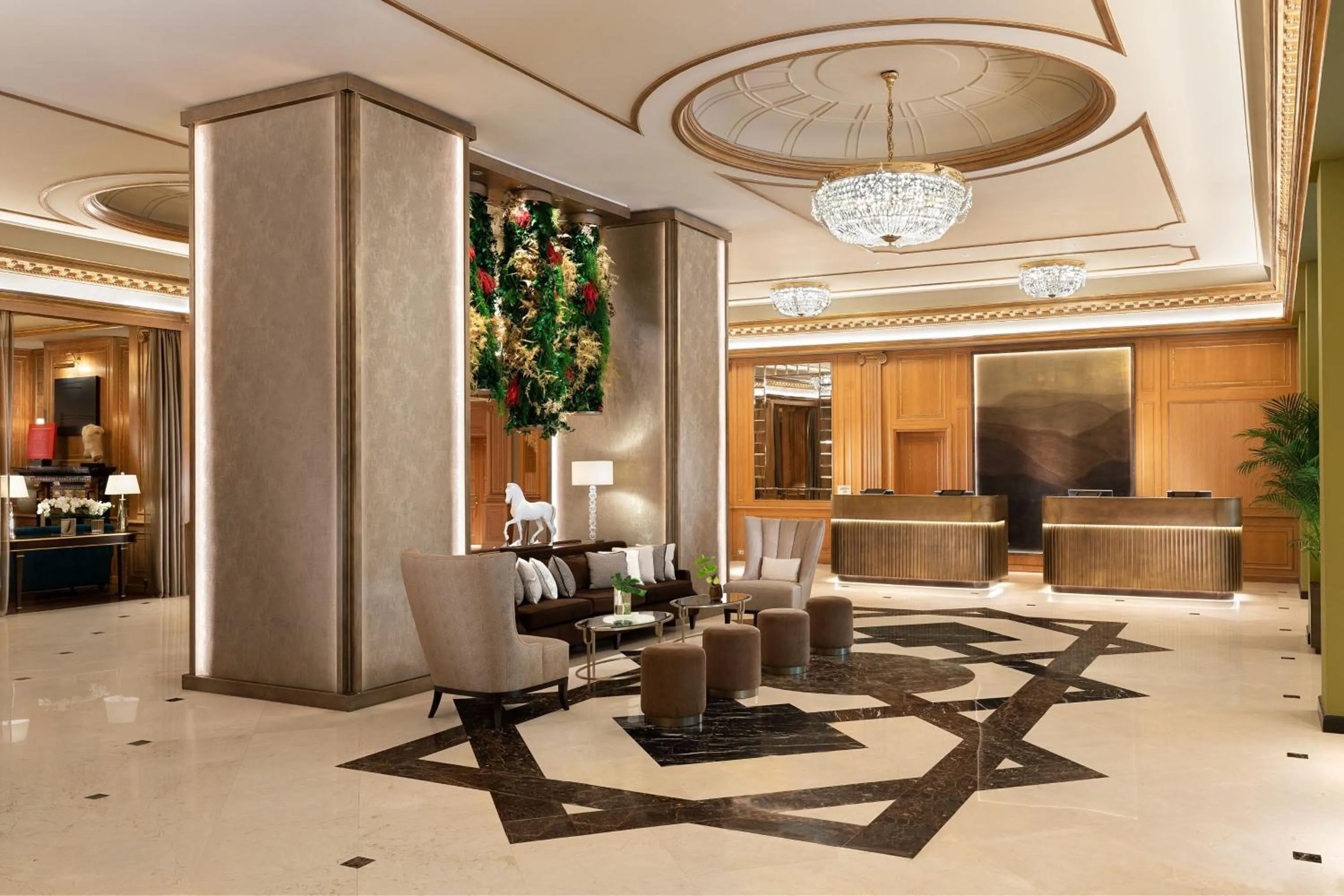 Lobby or reception in The Westin Palace, Milan