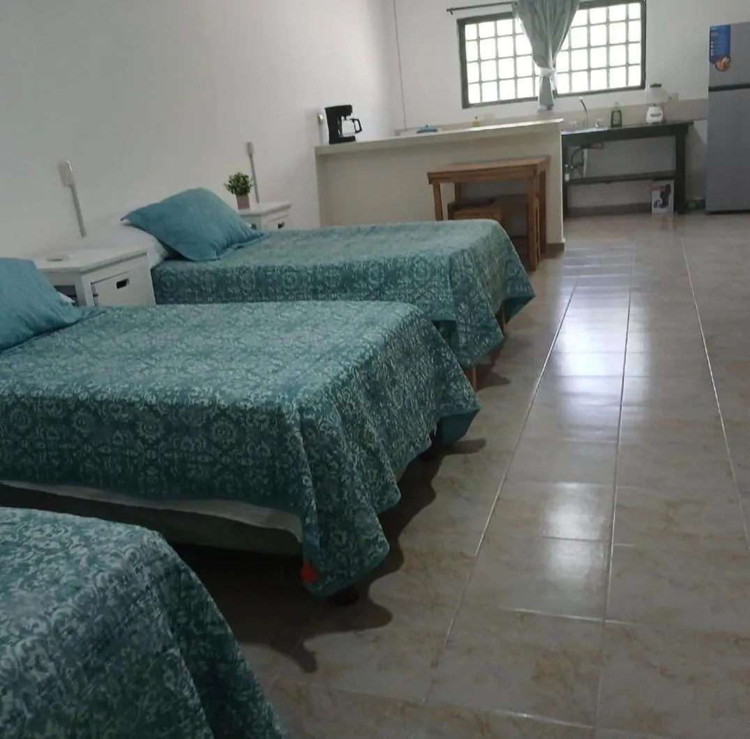 Bed in Garden Suites Comalcalco