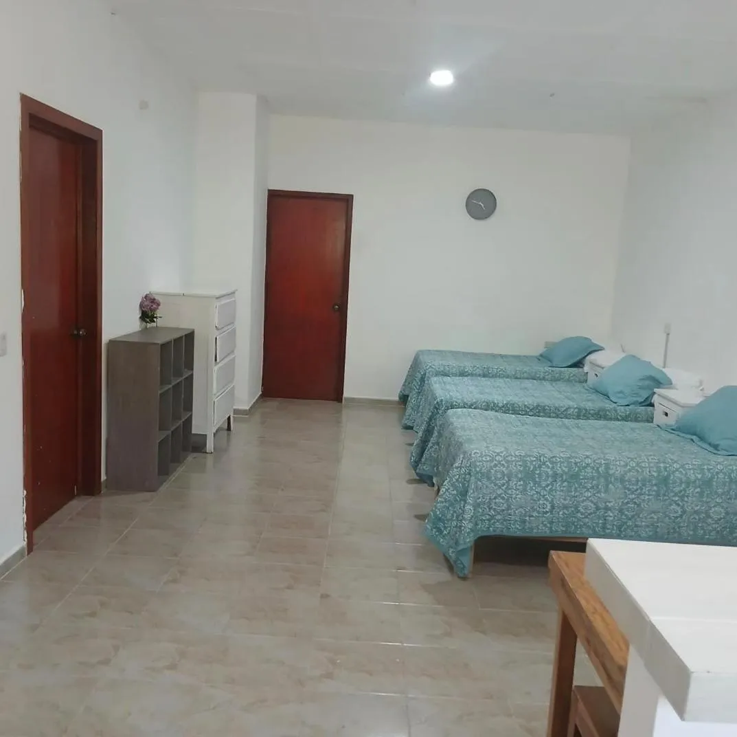 Bed in Garden Suites Comalcalco