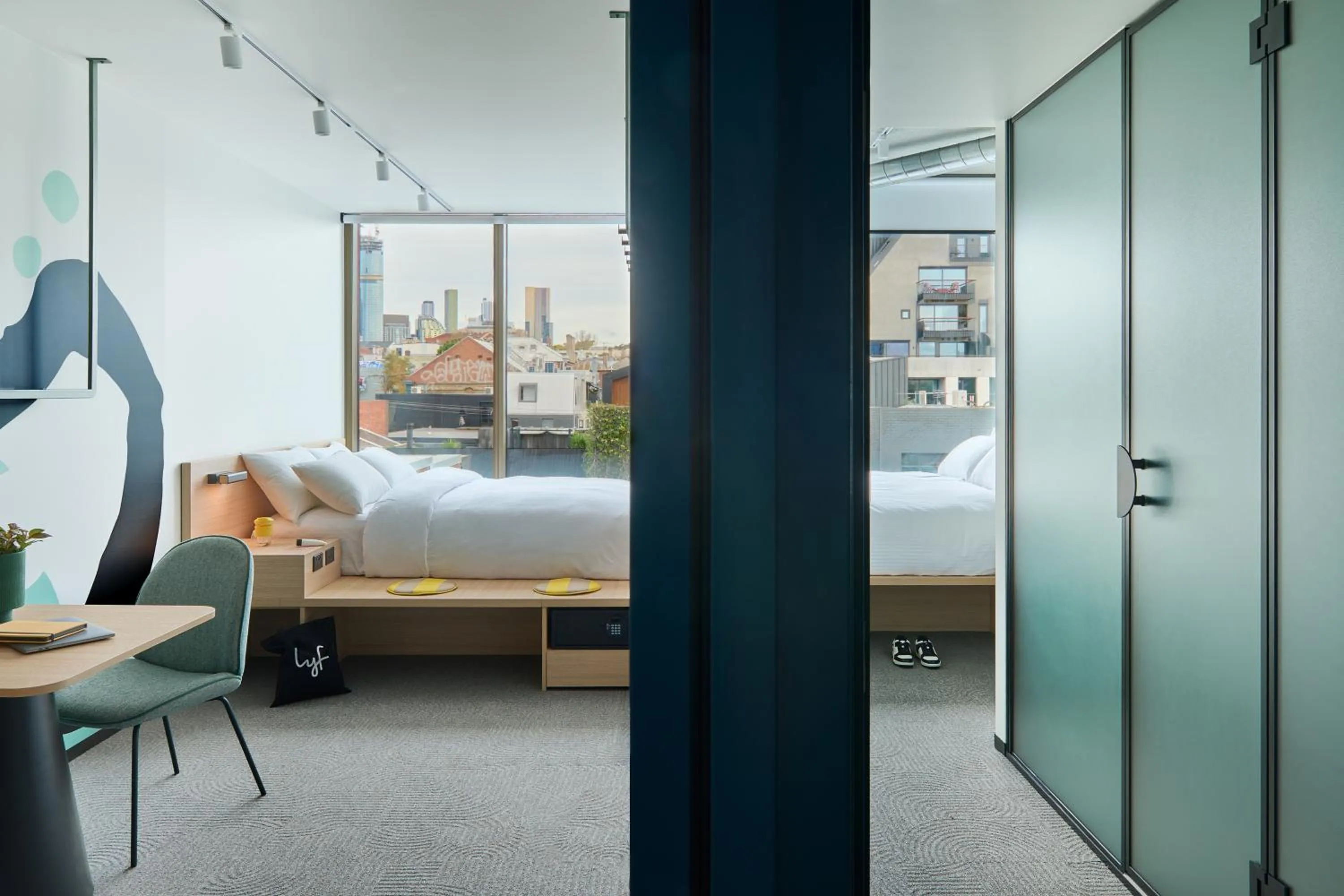 Bedroom, Bed in lyf Collingwood Melbourne