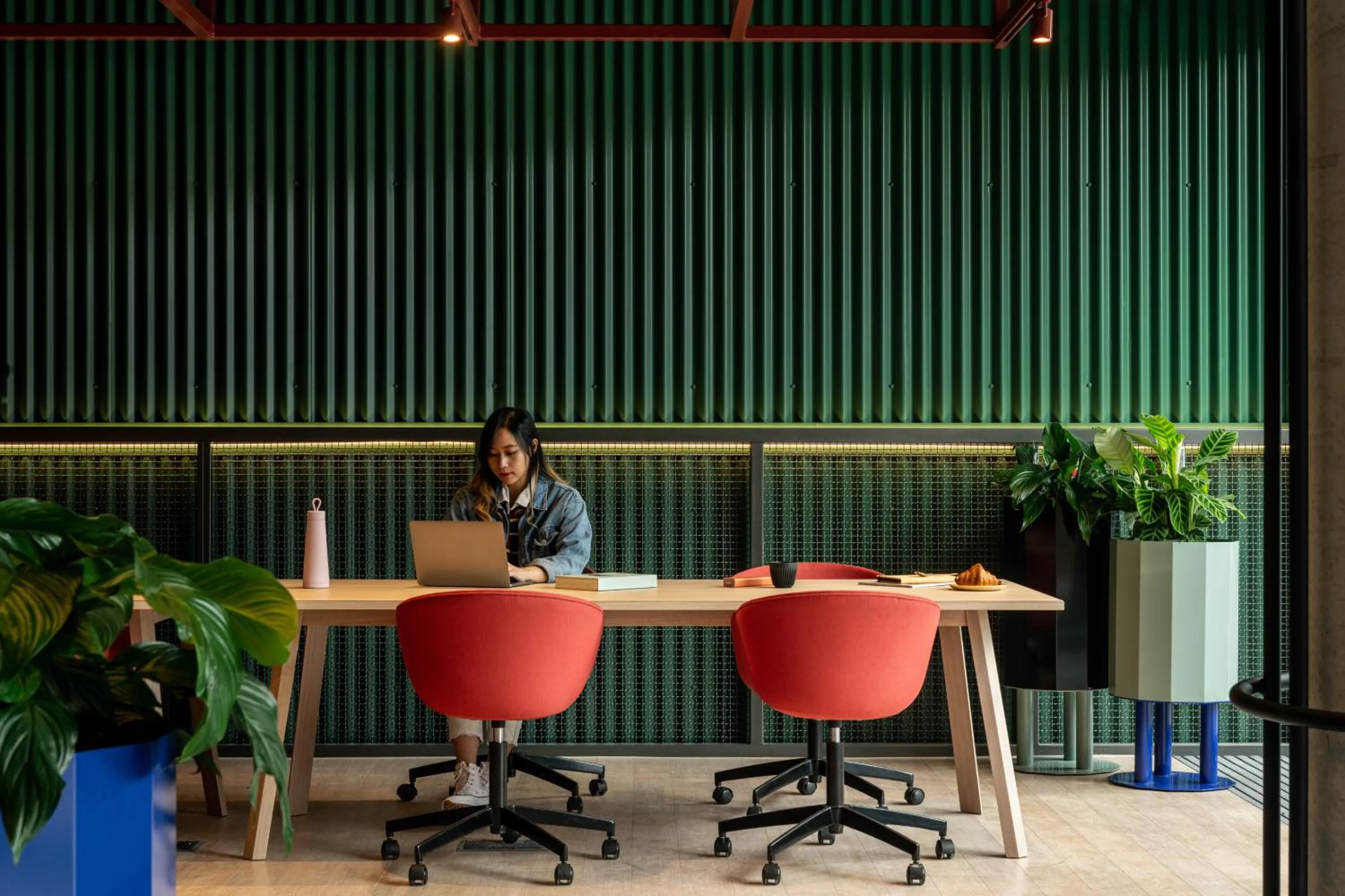 Lobby or reception in lyf Collingwood Melbourne