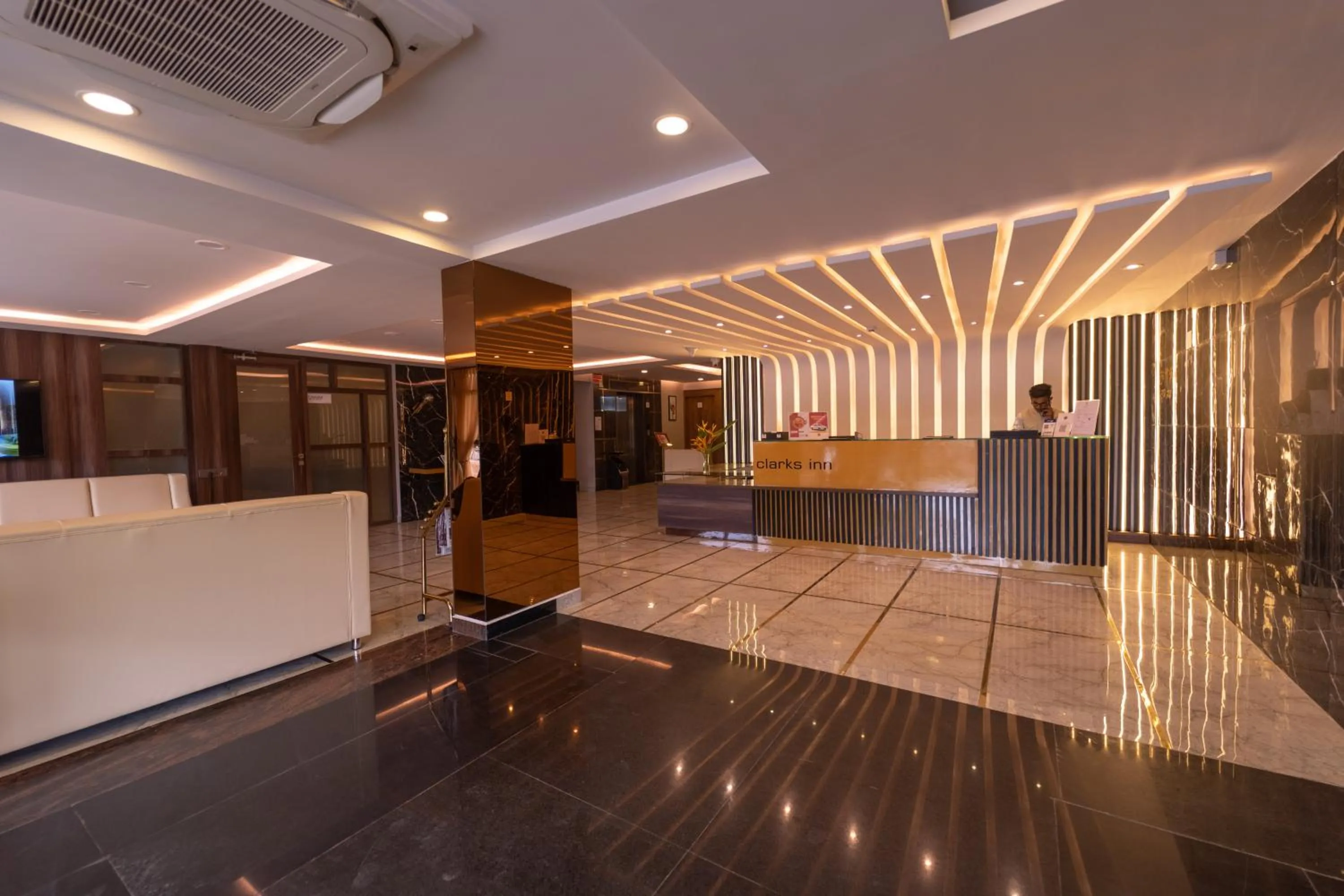 Text overlay in Clarks Inn , Airport Bangalore